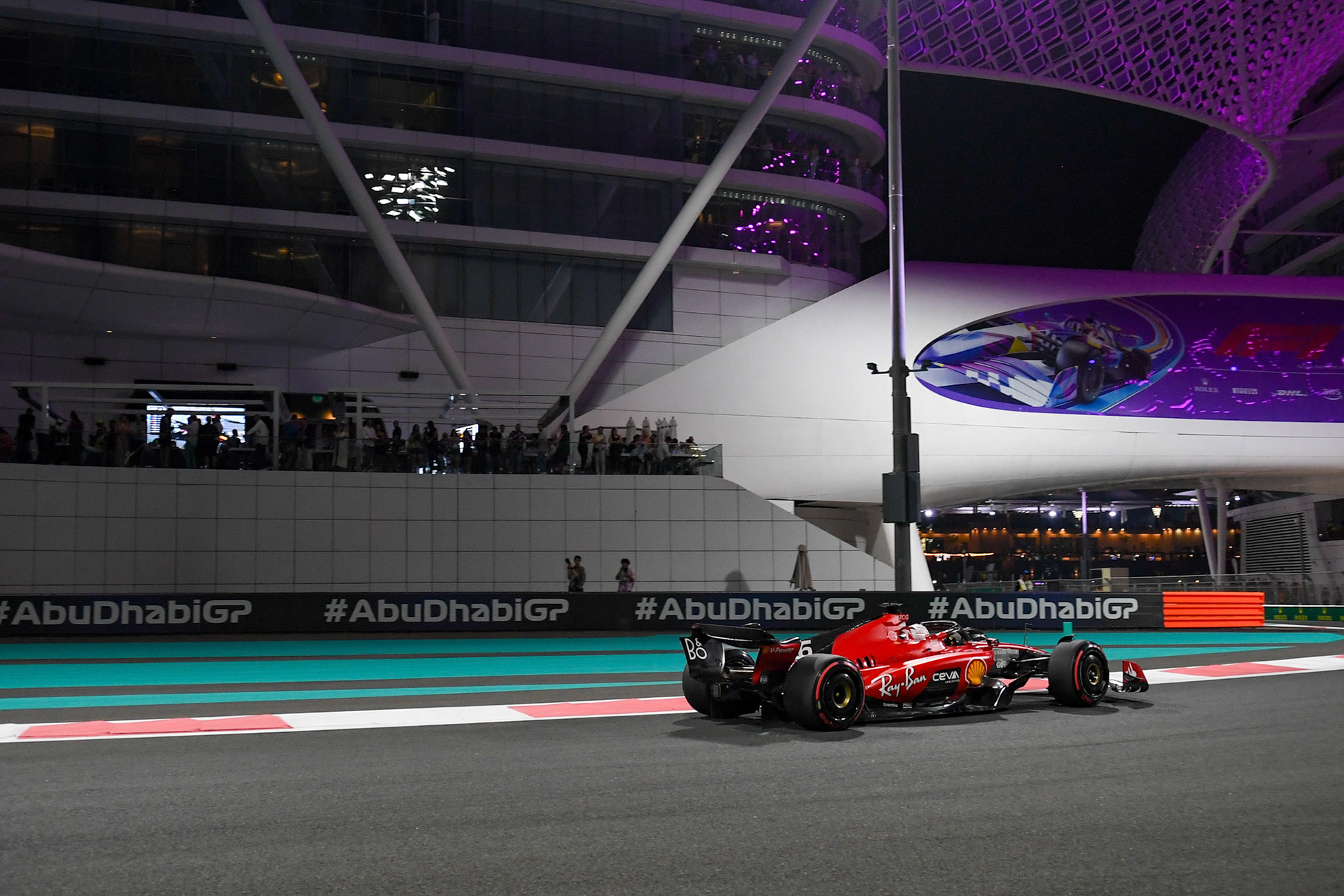 Charles Leclerc (MCO) Scuderia Ferrari;Formel 1 GP Abu Dhabi. Samstag 25.11.2023