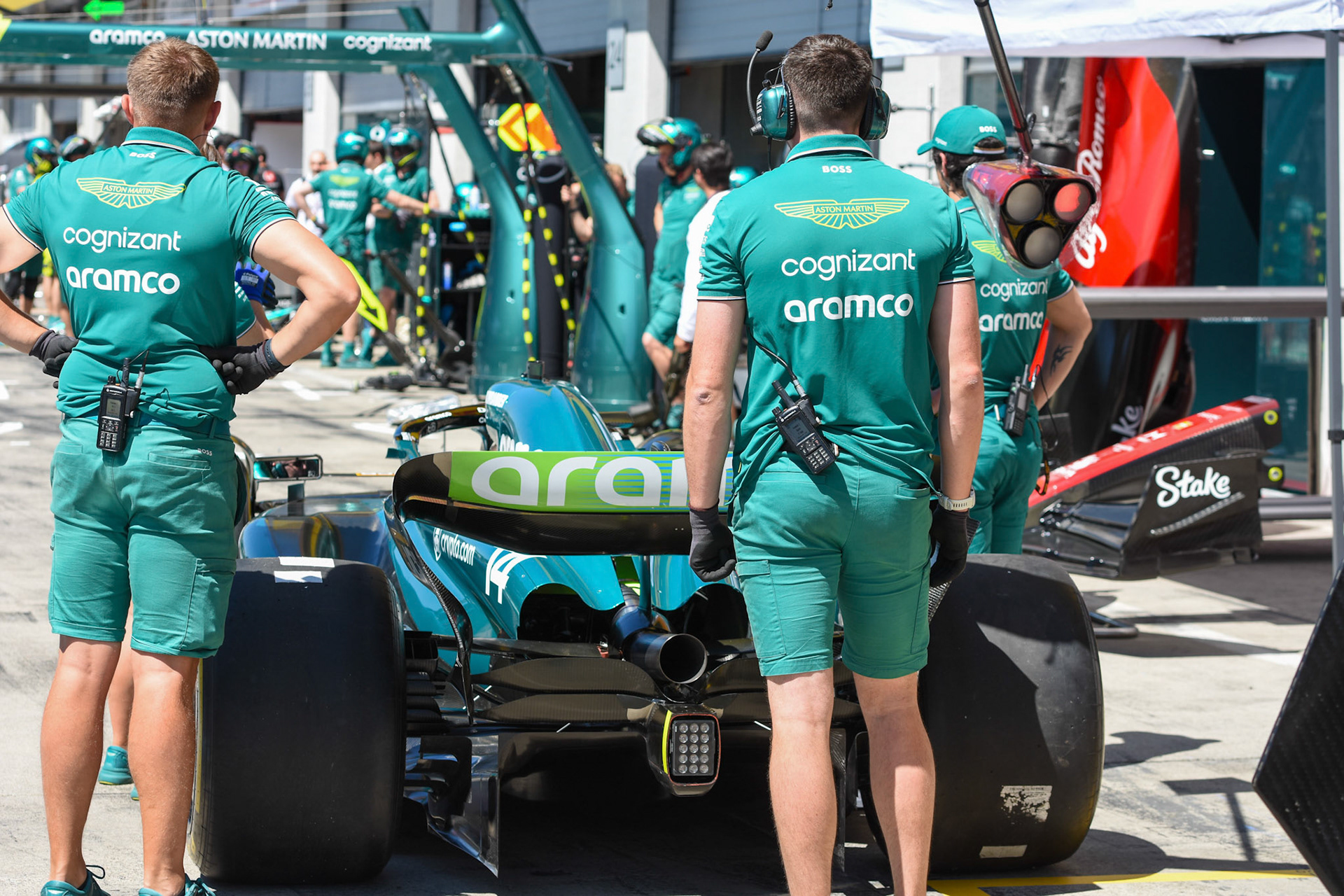 Aston Martin Formula One Team; Formel 1 GP Austria / Österreich. Donnerstag 29.06.2023