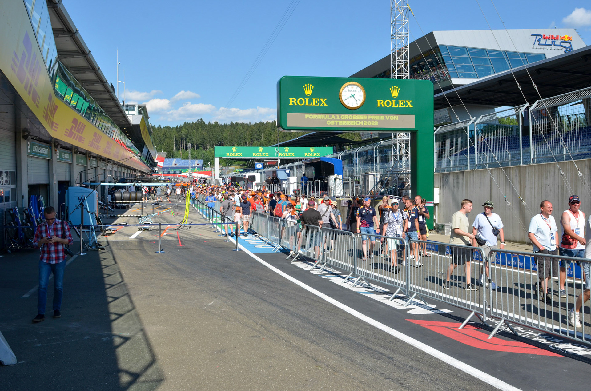 Paddock / Pitlane;Formel 1 GP Austria / Österreich. Donnerstag 29.06.2023