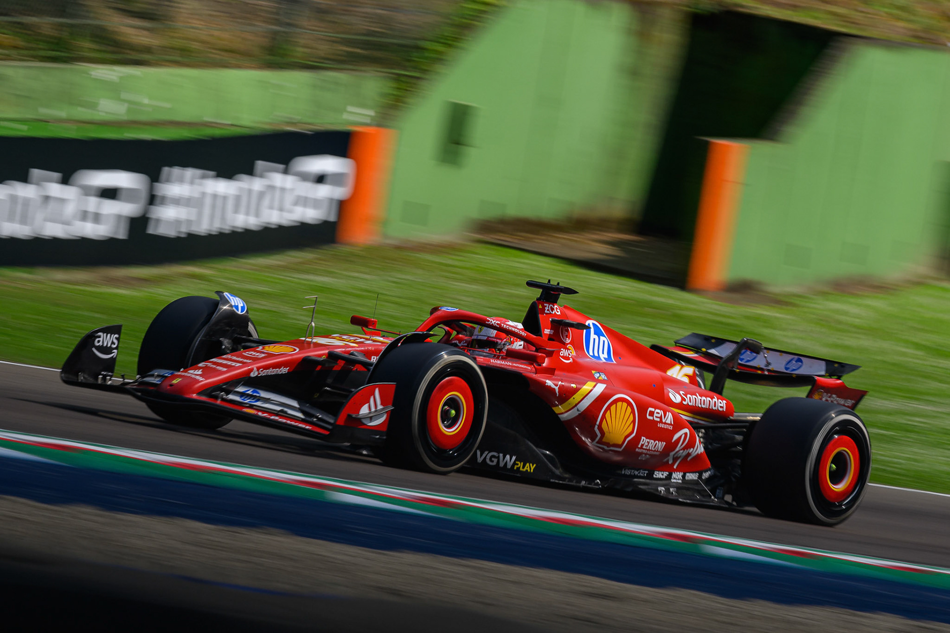Charles Leclerc #16, Scuderia Ferrari; F1 GP Imola / Italien Sonntag, 19.05.2024