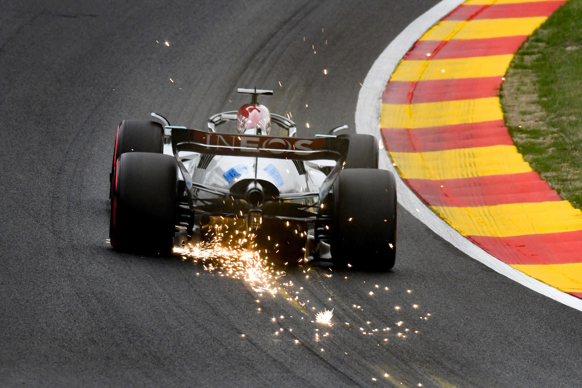 George Russell (GBR) Merceds AMG Petronas F1 Team; Formel 1 GP Belgien. Freitag, 26.08.2022