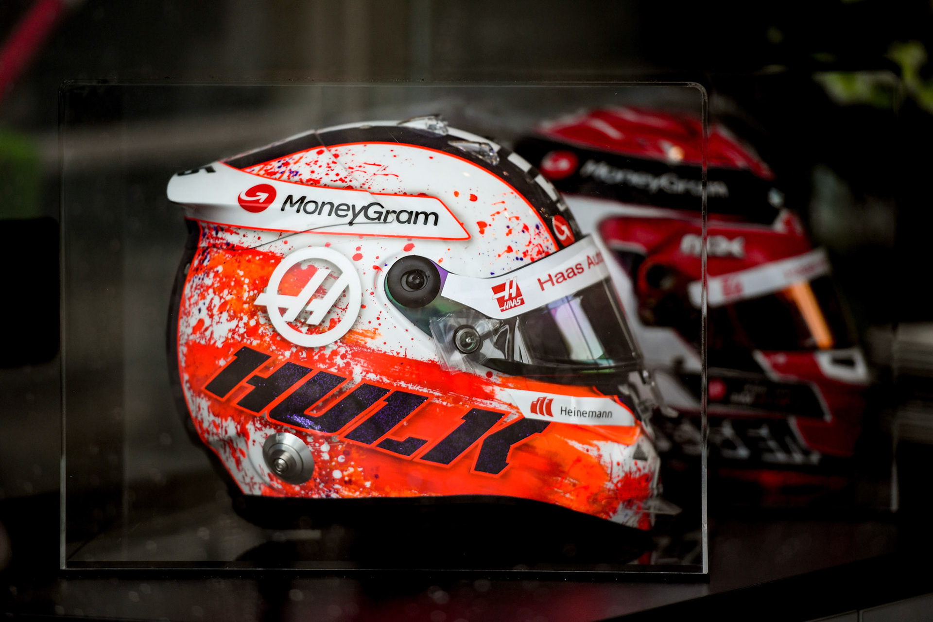 Nico Hülkenberg´s Helm, Haas F1 Team; Formel 1 GP Spa Francorchamps/ Belgien. Donnerstag, 27.07.2023