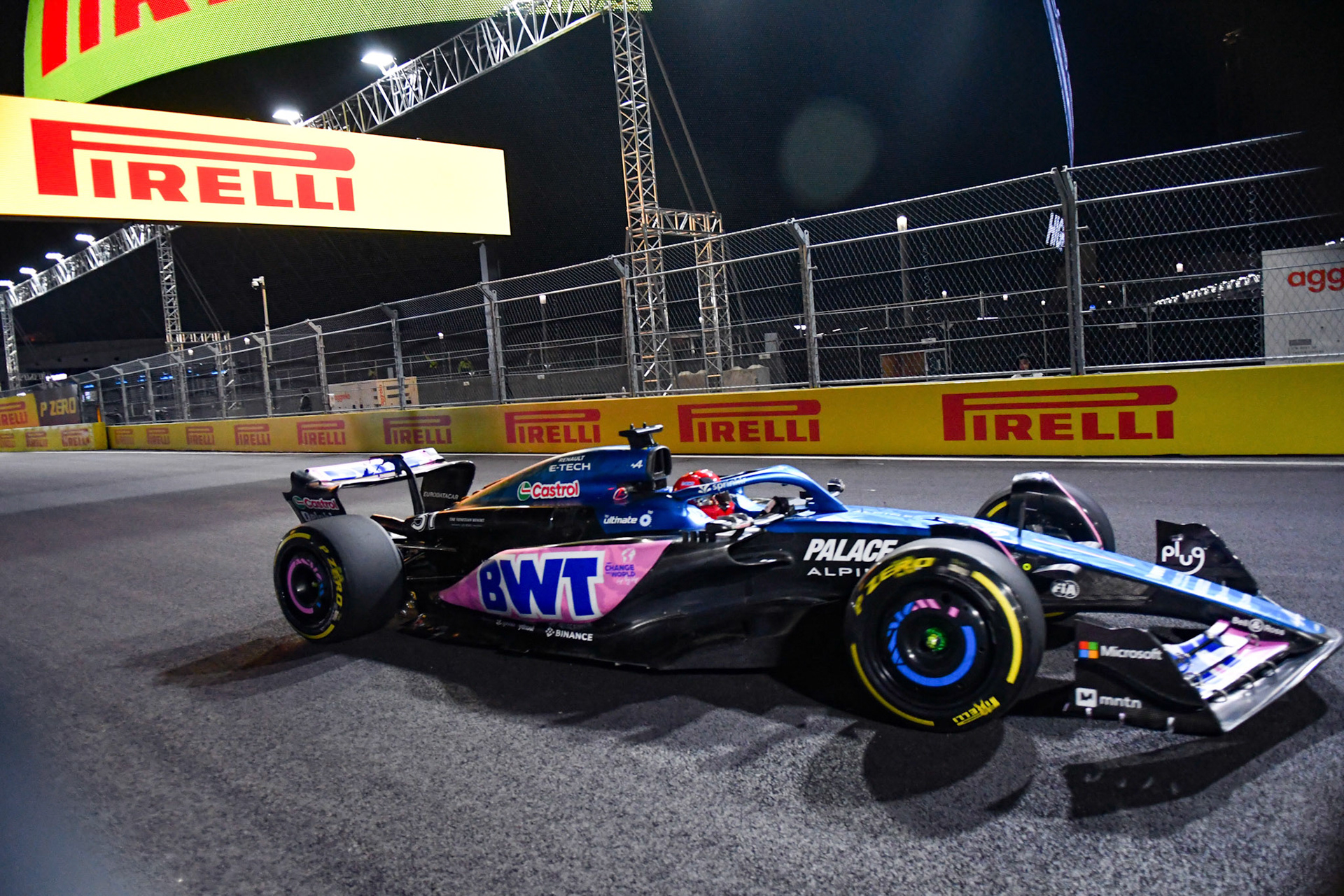 Esteban Ocon (FRA) Alpine F1 Team; Formel 1 GP USA Las Vegas. Samstag 18.11.2023