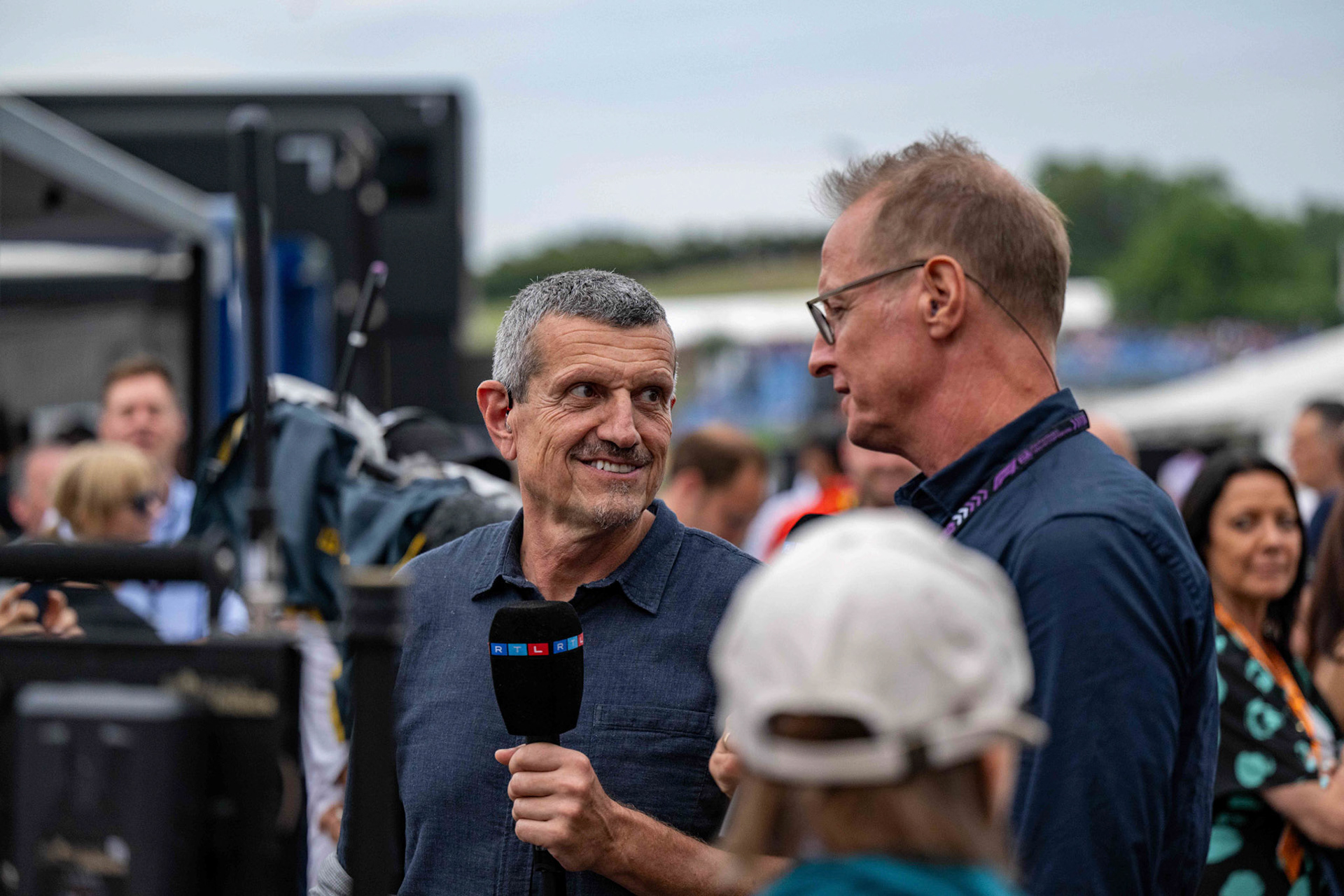 Günther Steiner und Florian König, RTL;Formel 1 Budapest / Ungarn, 20.07.2024