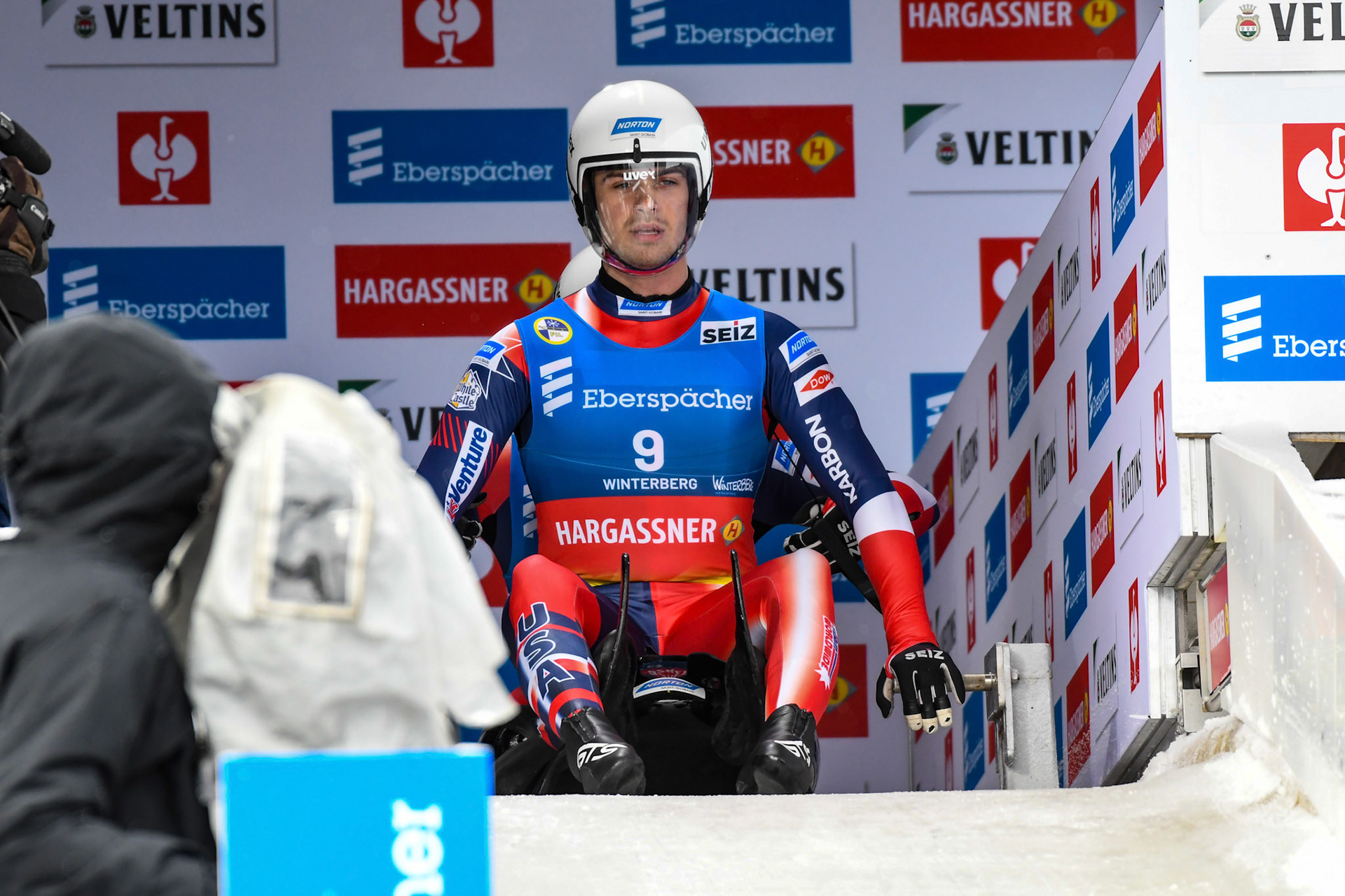 Zachary Di Gregorio, Sean Hollander, USA; Eberspächer Luge World Cup; Veltins Eisarena Winterberg 25.02.2023