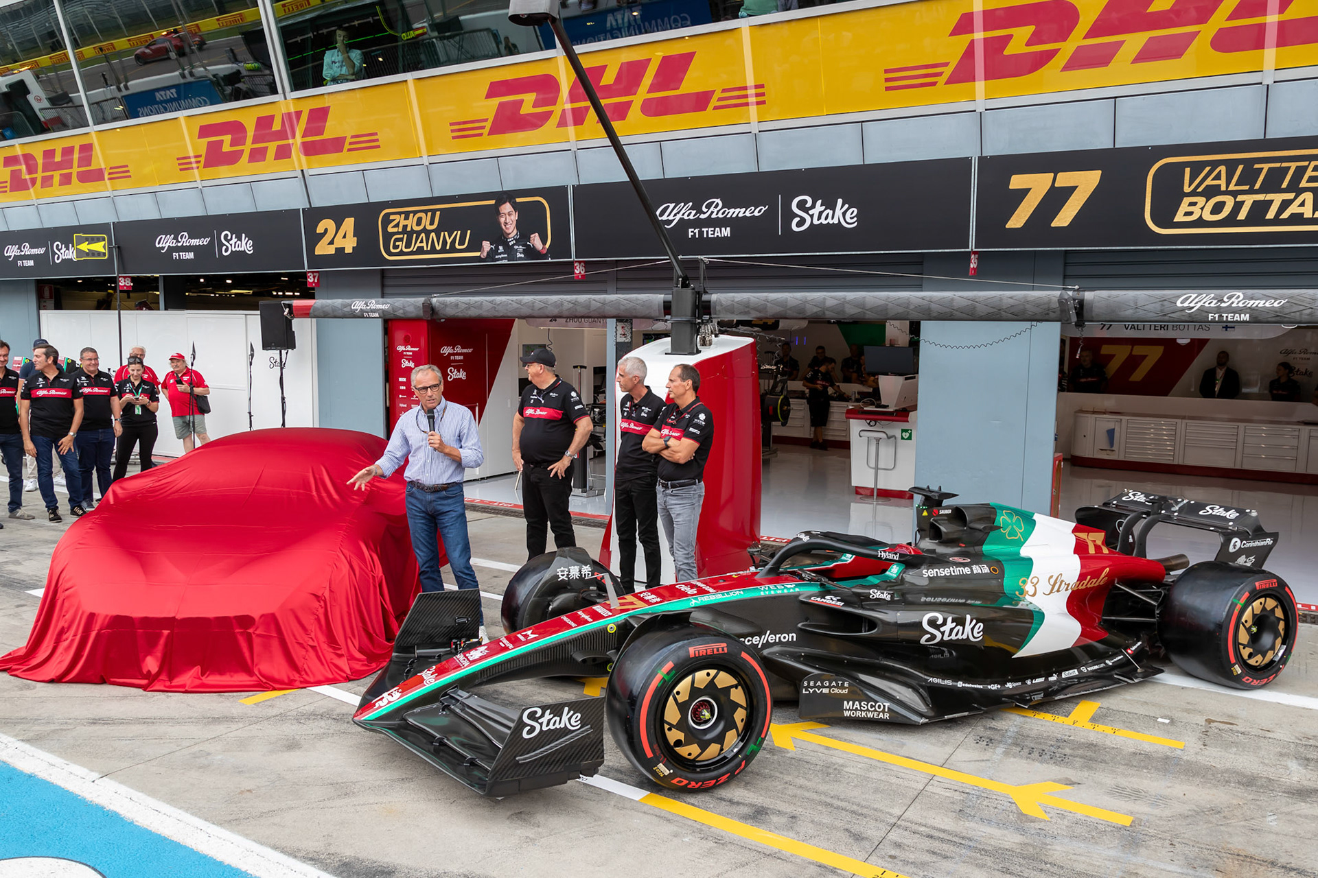 Alfa Romeo T33 Stradale Supersportwagen;Formel 1 GP Italien / Monza. Donnerstag, 31.08.2023