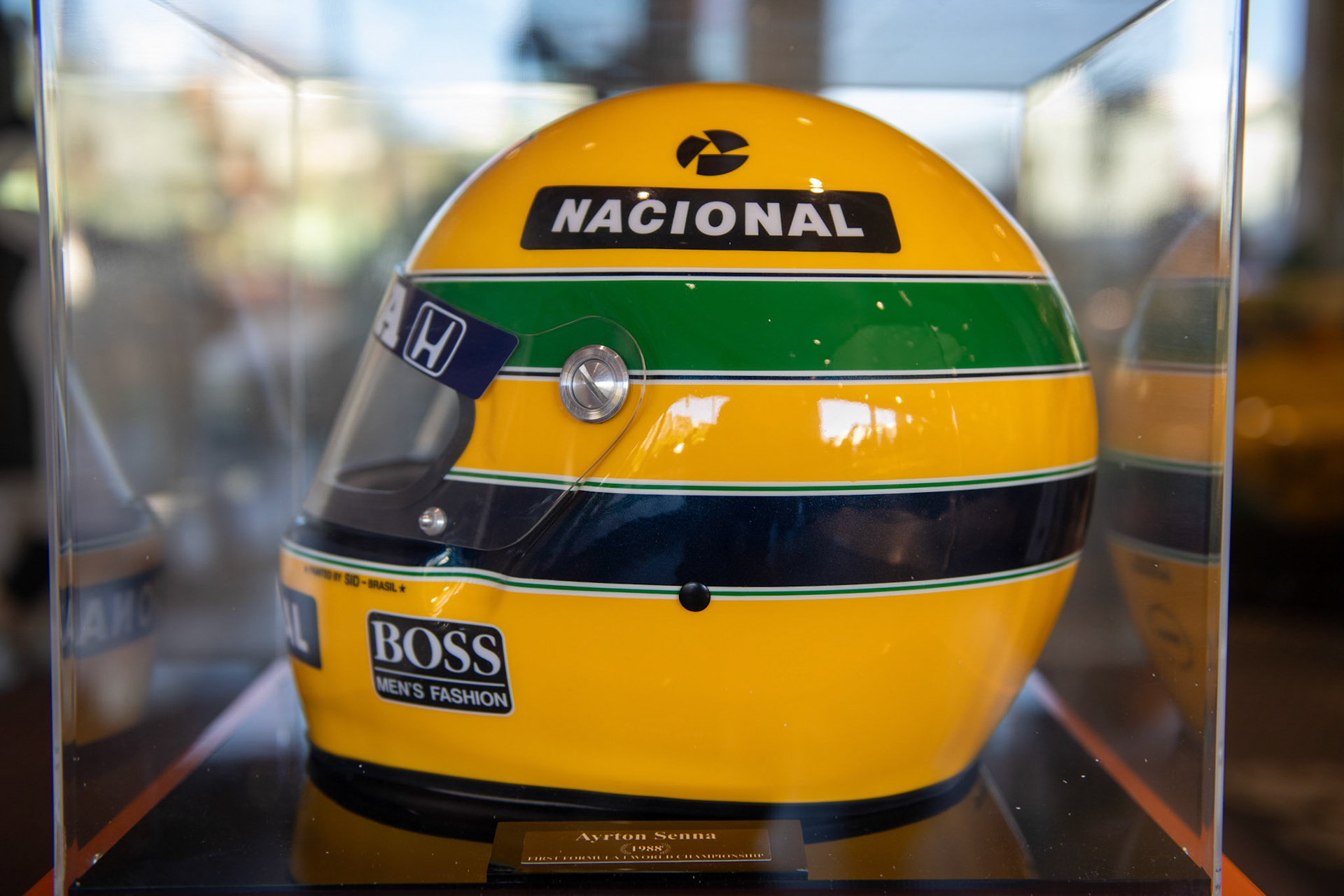 Ayrton Senna´s Helm; Formel1 GP Monaco Donnerstag, 23.05.2024