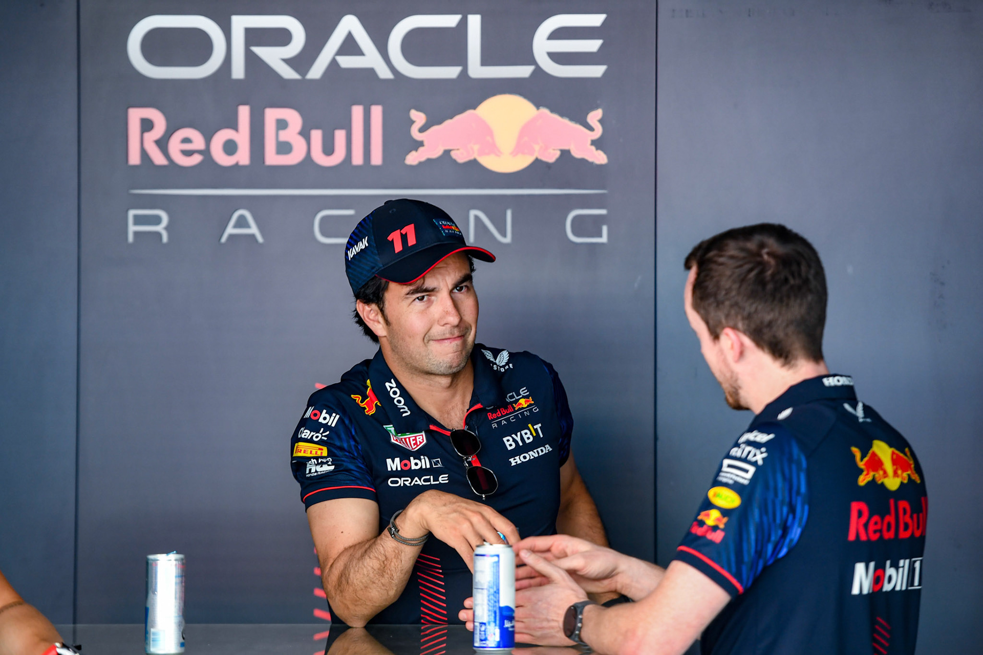 Sergio Perez (MEX) Red Bull Racing; Formel 1 GP Abu Dhabi. Donnerstag 23.11.2023