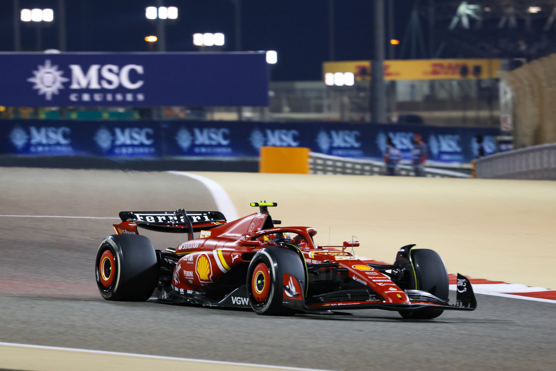 Carlos Sainz #55, Scuderia Ferrari; Formel 1 GP Bahrain. Samstag 02.03.2024