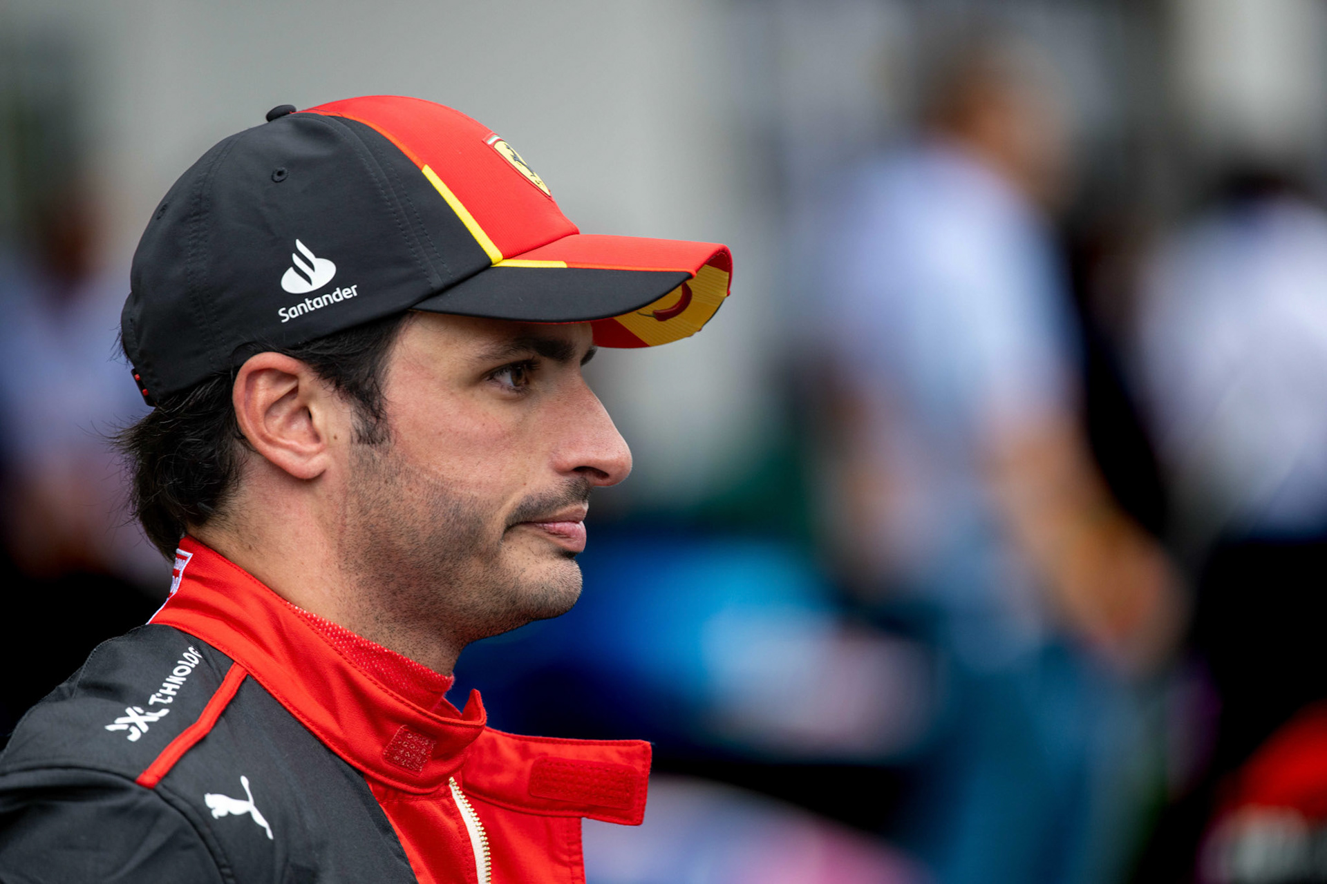 Carlos Sainz (ESP) Scuderia Ferrari; Formel 1 GP Austria / Österreich. Samstag, 01.07.2023