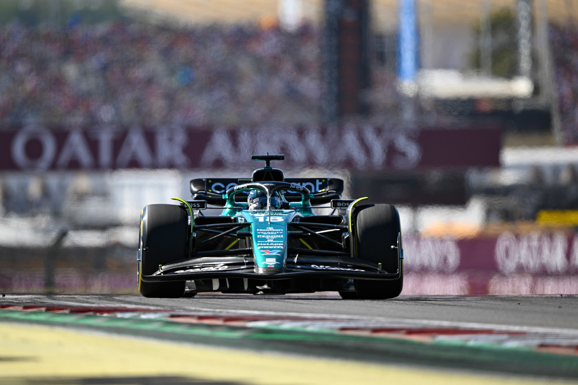 Lance Stroll (CAN) Aston Martin Formula One Team; Formel 1 GP USA Austin Texas. Sonntag 22.10.2023