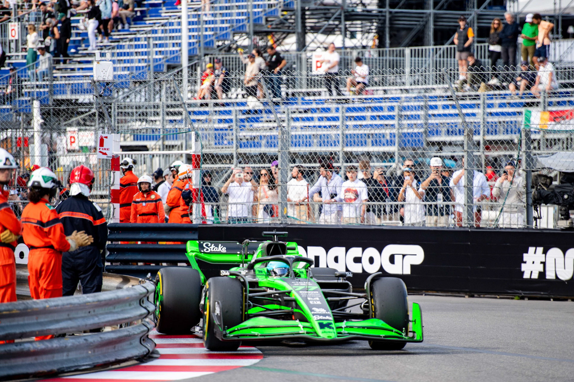 Valtteri Bottas #77, Stake F1 Team Kick Sauber; Formel1 GP Monaco Freitag, 24.05.2024