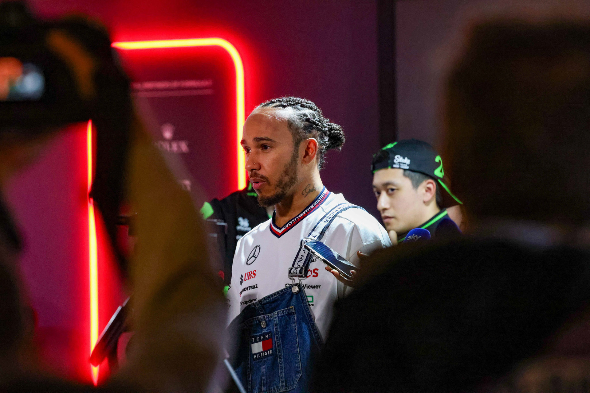 Lewis Hamilton #44, Mercedes-AMG Petronas F1 Team; Formel 1 GP Bahrain. Freitag 01.03.2024