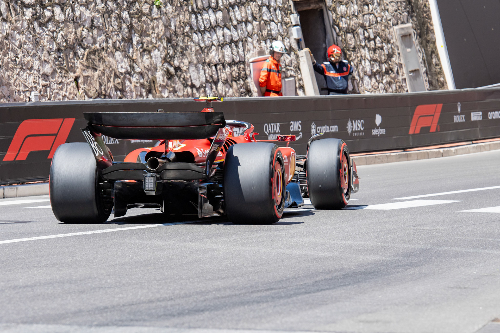 Carlos Sainz #55, Scuderia Ferrari; Formel1 GP Monaco Samstag, 25.05.2024