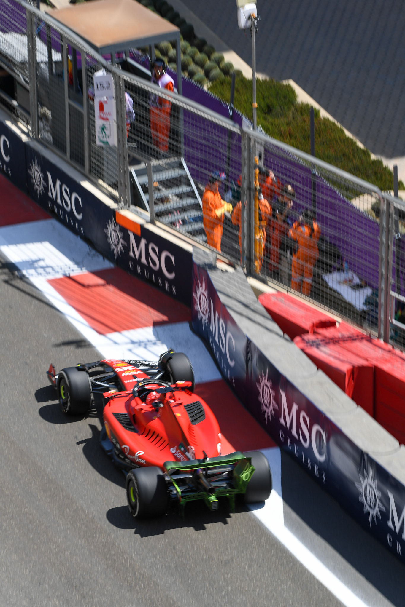 Charles Leclerc (MCO) Scuderia Ferrari; Formel 1 GP Baku Azerbaijan. Freitag 28.04.2023