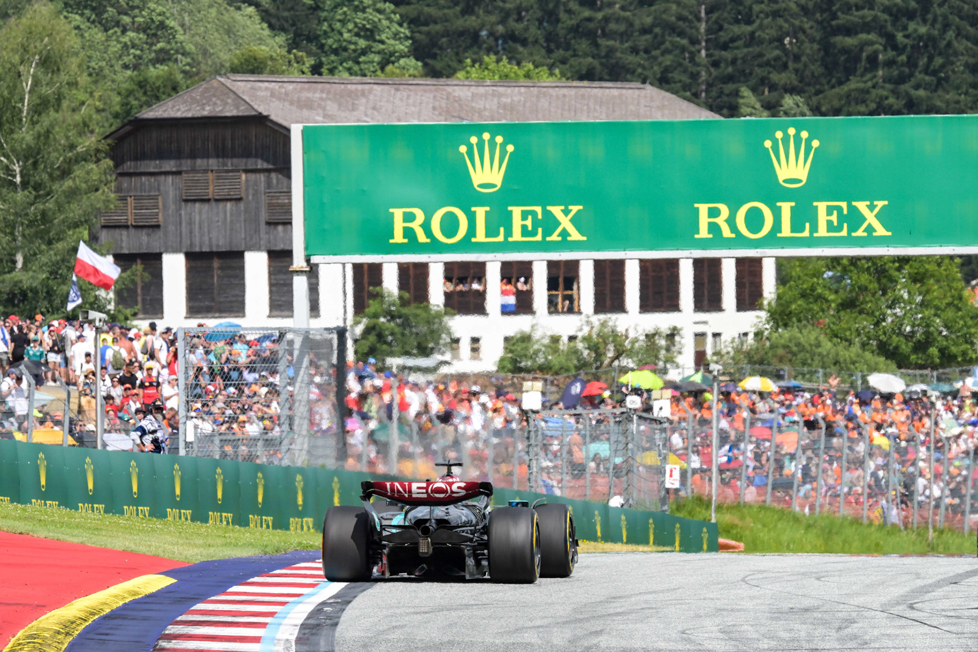 George Russell #63, Mercedes-AMG Petronas F1 Team;Formel 1 GP Austria / Österreich. Sonntag, 30.06.2024