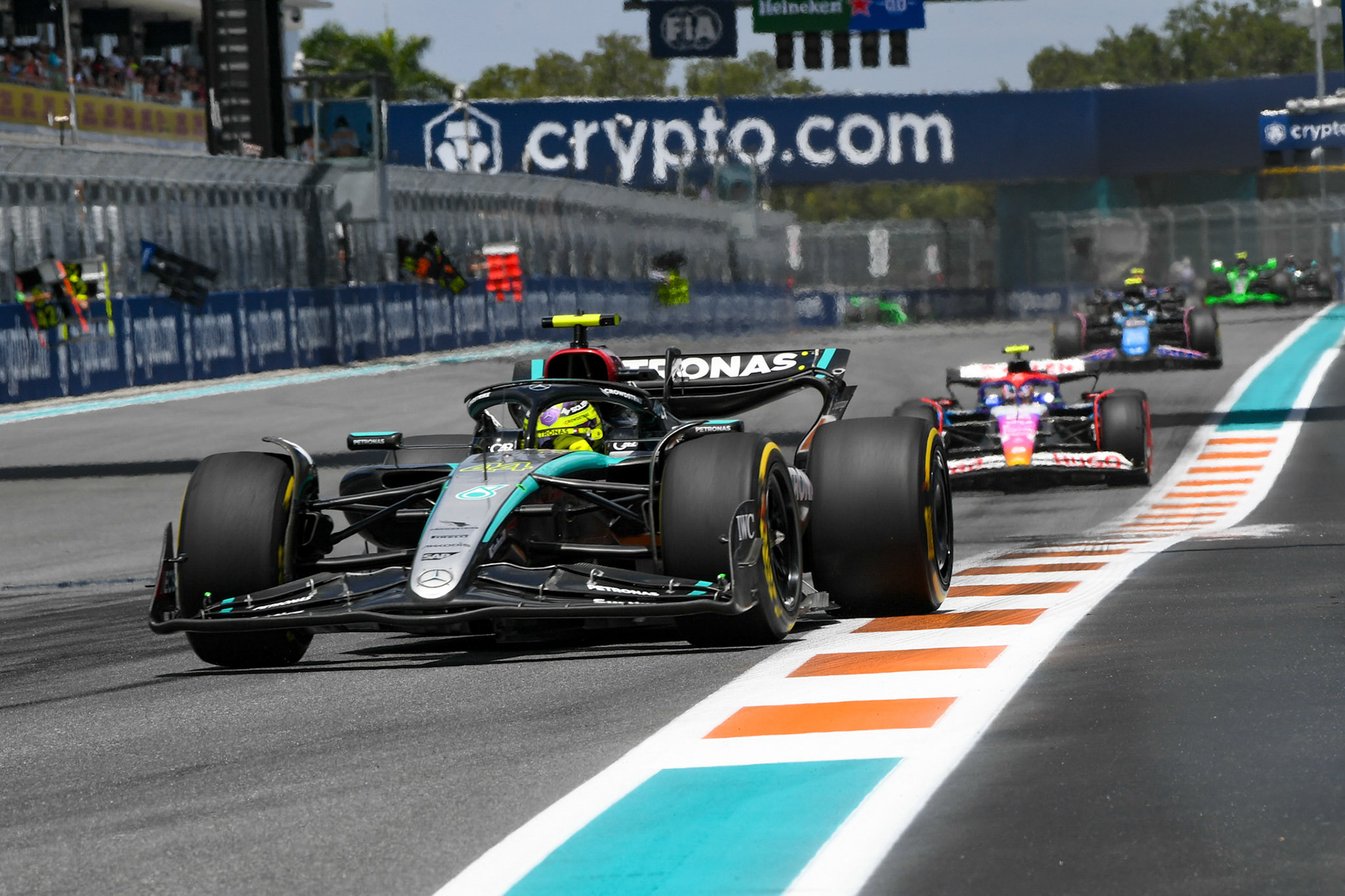 Lewis Hamilton #44, Mercedes-AMG Petronas F1 Team; Formel 1 GP Miami / USA. 05.05.2024