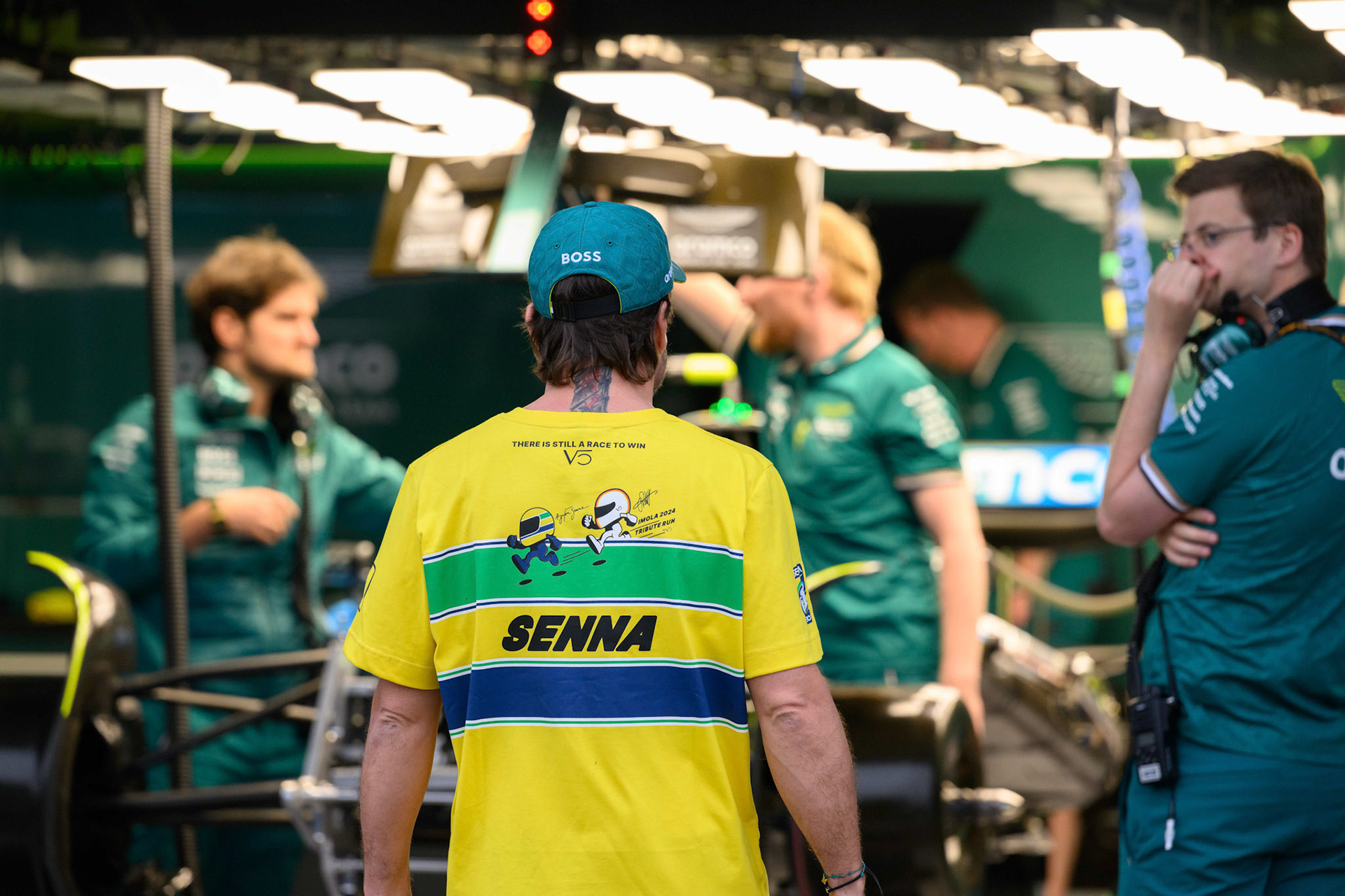 Fernando Alonso #14, Aston Martin Aramco F1 Team; F1 GP Imola / Italien Donnerstag, 16.05.2024