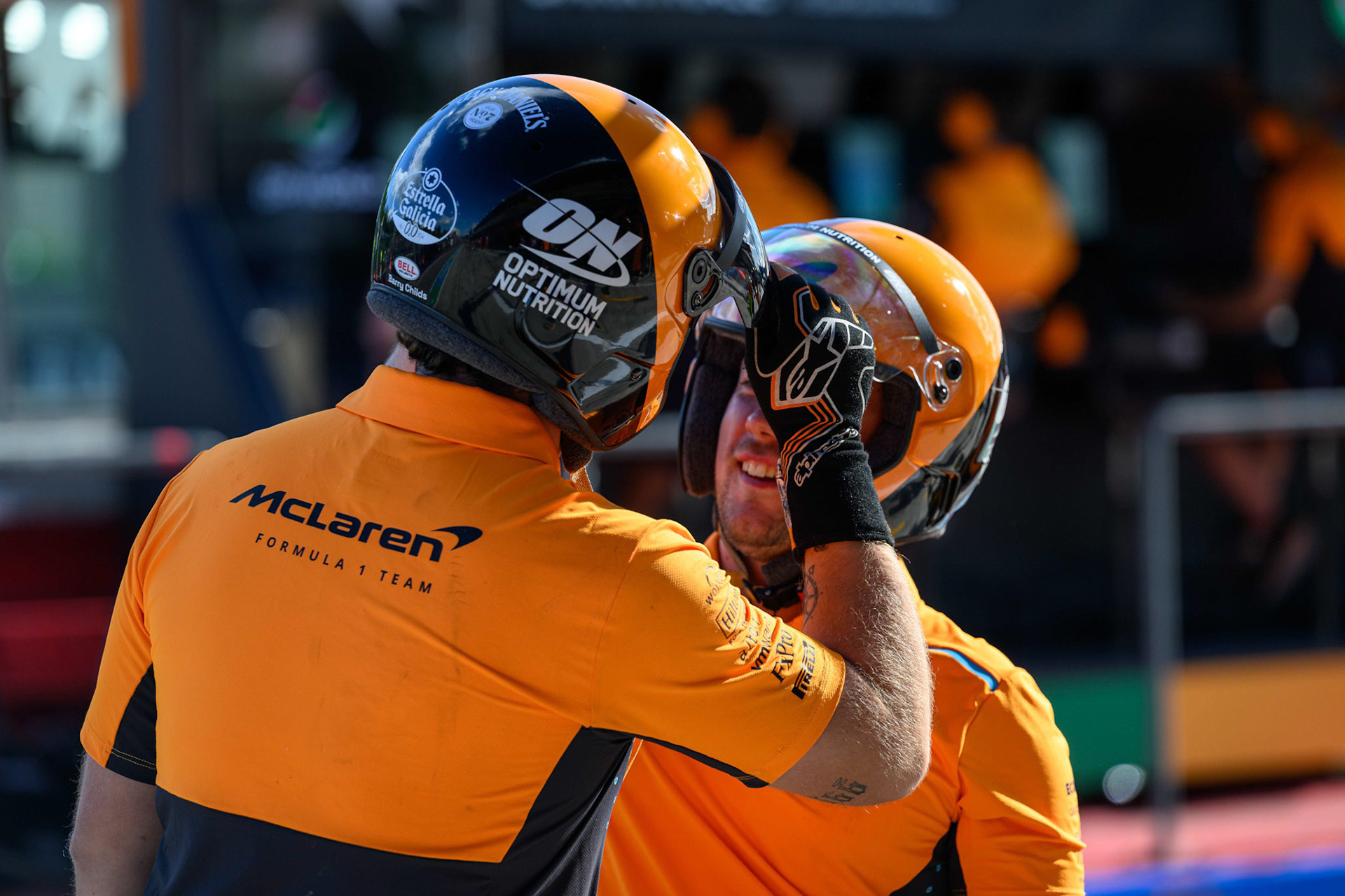 McLaren Formula 1 Team Mechaniker; F1 GP Imola / Italien Freitag, 17.05.2024
