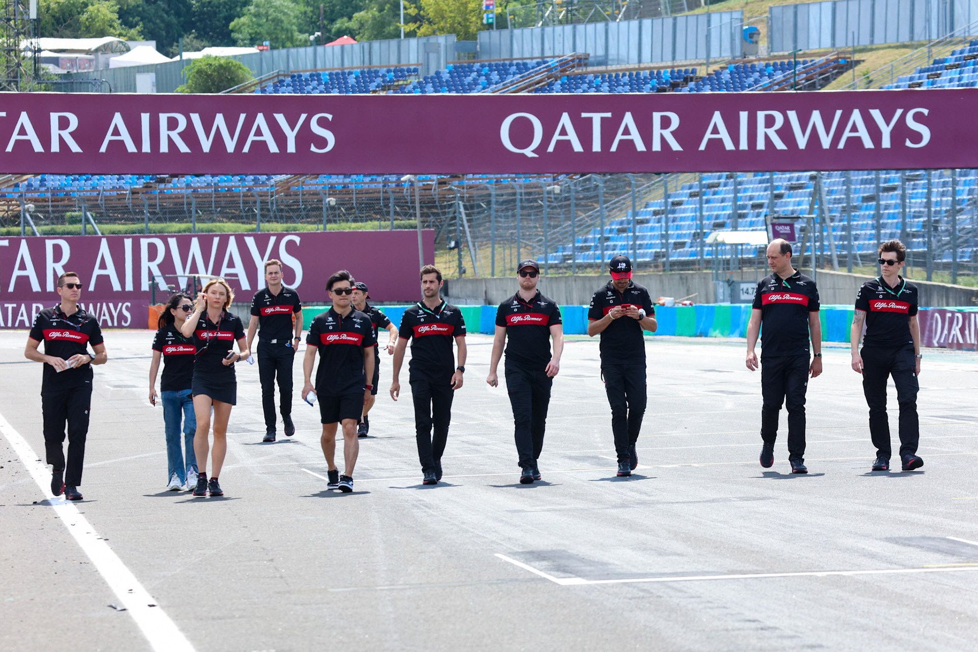 Guanyu Zhou (CHN) Alfa Romeo F1 Team Trackwalk;Formel 1 GP Budapest / Ungarn. Donnerstag, 20.07.2023