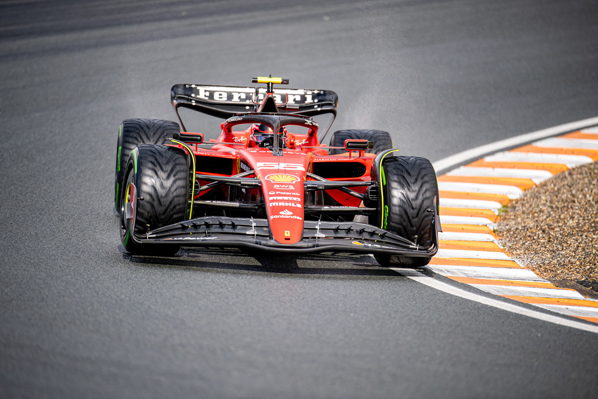 Carlos Sainz (ESP) Scuderia Ferrari; Formel 1 GP Holland / Zandvoort. Samstag, 26.08.2023