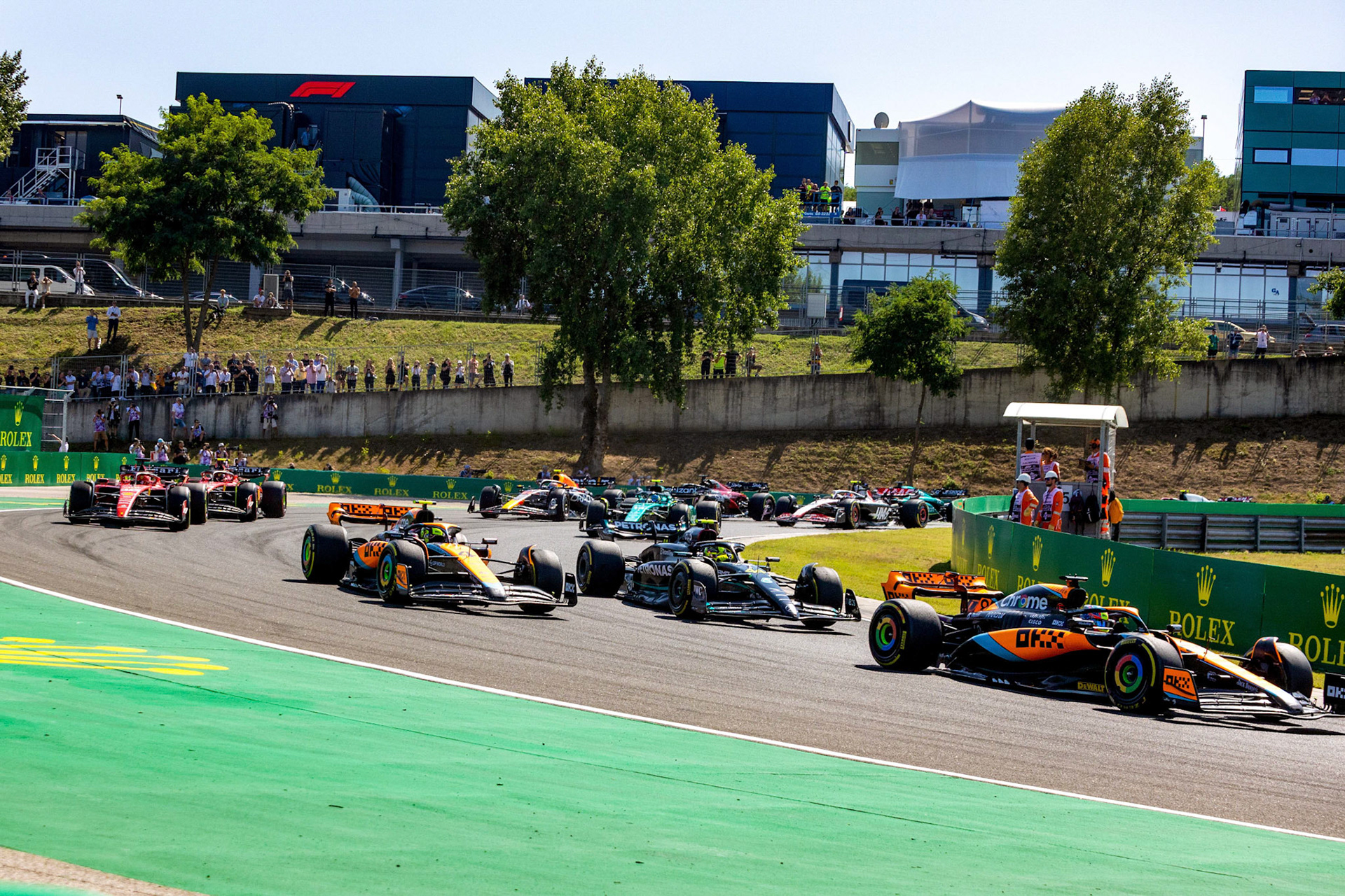 Rennstart; Formel 1 GP Budapest / Ungarn. Sonntag, 23.07.2023