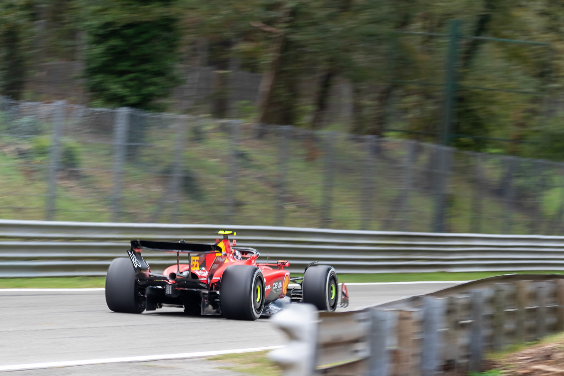 Carlos Sainz (ESP) Scuderia Ferrari; Formel 1 GP Italien / Monza. Freitag, 01.09.2023