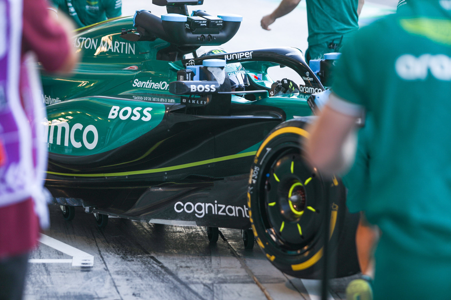 Lance Stroll #18, Aston Martin Aramco F1 Team; Formel 1 Pre-Season Tests Bahrain. Mittwoch, 21.02.2024
