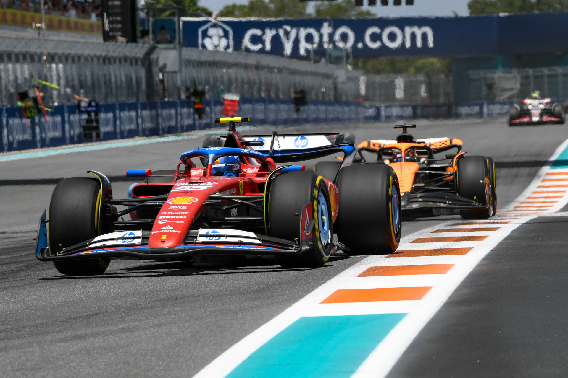 Carlos Sainz #55, Scuderia Ferrari; Formel 1 GP Miami / USA. 05.05.2024