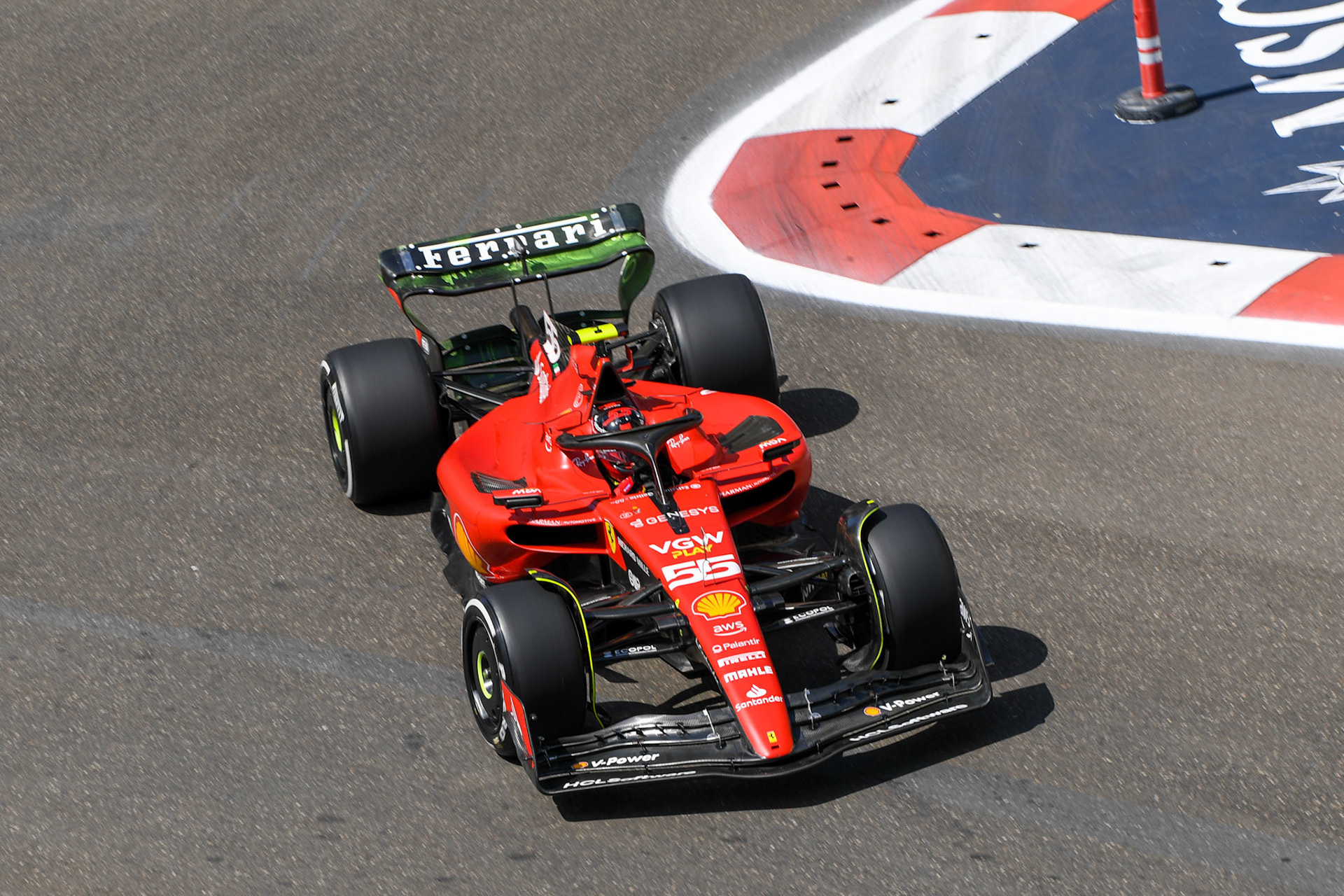 Carlos Sainz (ESP) Scuderia Ferrari; Formel 1 GP Baku Azerbaijan. Freitag 28.04.2023