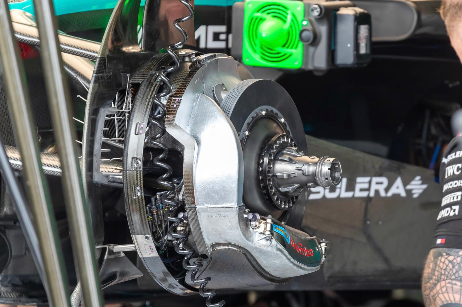 Mercedes-AMG Petronas F1 Team Bremse; F1 GP Imola / Italien Donnerstag, 16.05.2024