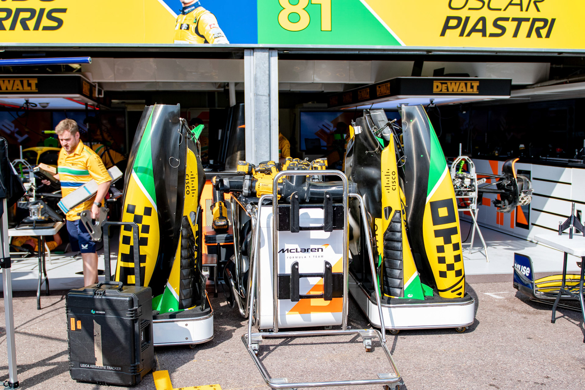 McLaren Formula 1 Team; Formel1 GP Monaco Donnerstag, 23.05.2024