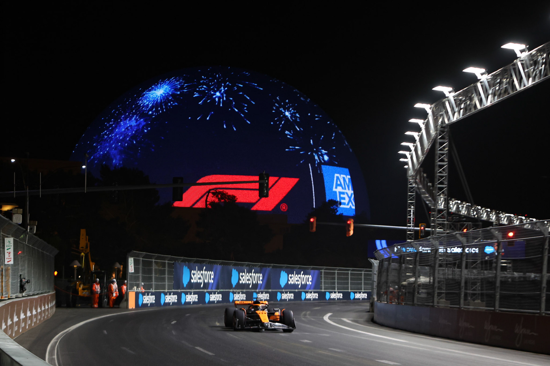 Oscar Piastri (AUS) McLaren F1; Formel 1 GP USA Las Vegas. Samstag 18.11.2023
