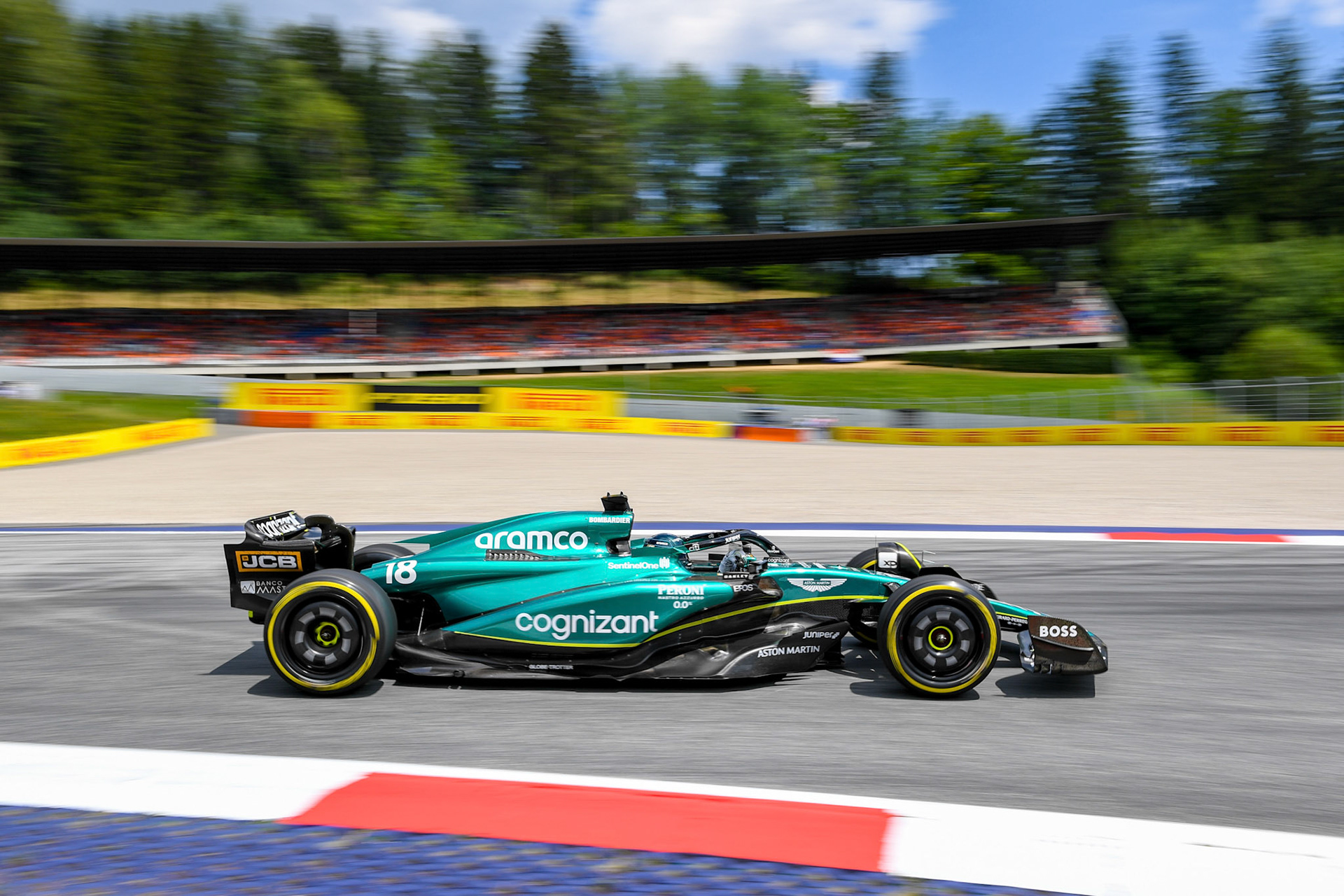 Lance Stroll (CAN) Aston Martin Formula One Team; Formel 1 GP Austria / Österreich. Freitag, 30.06.2023
