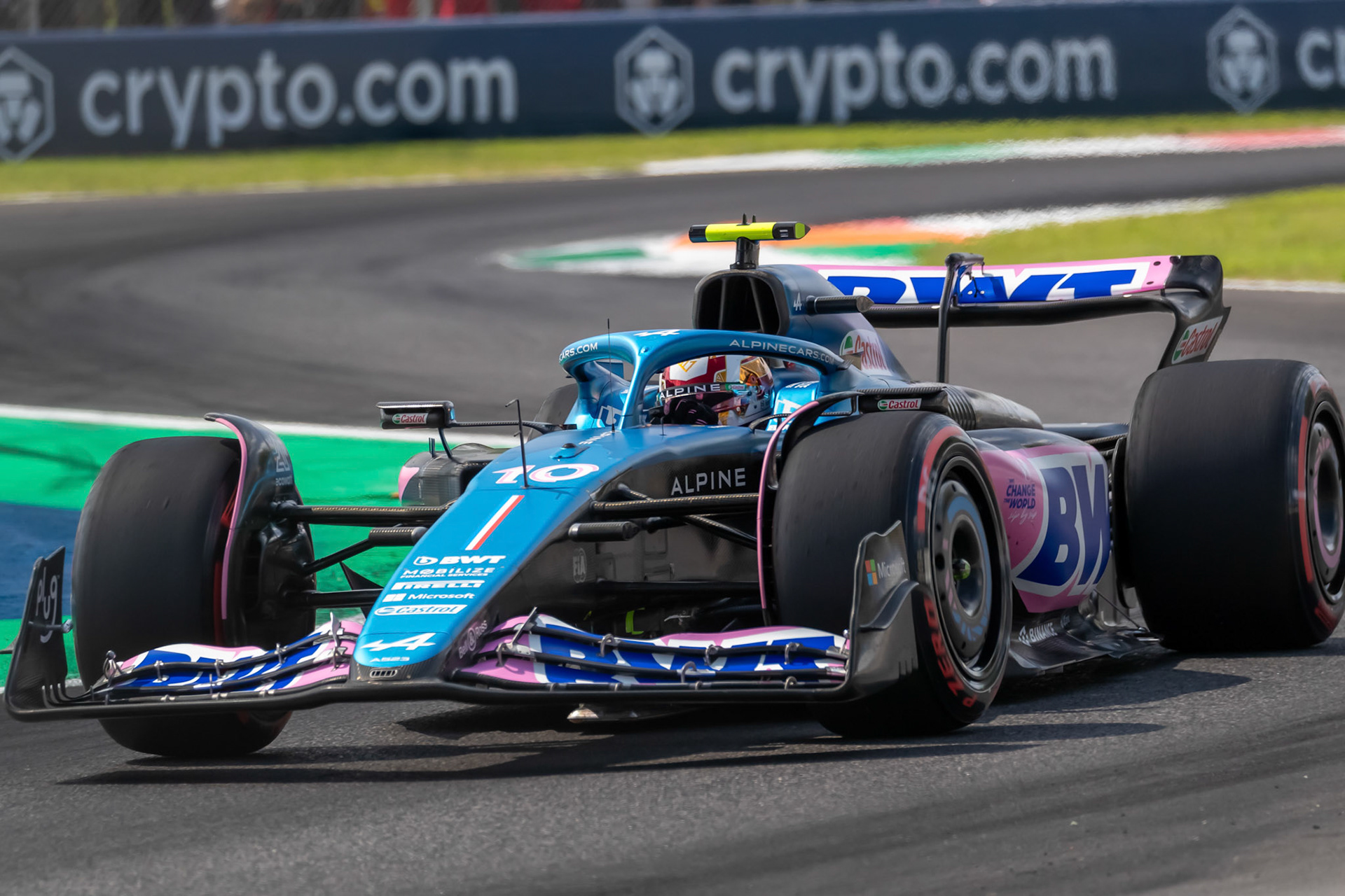 Pierre Gasly (FRA) Alpine F1 Team; Formel 1 GP Italien / Monza. Samstag, 02.09.2023