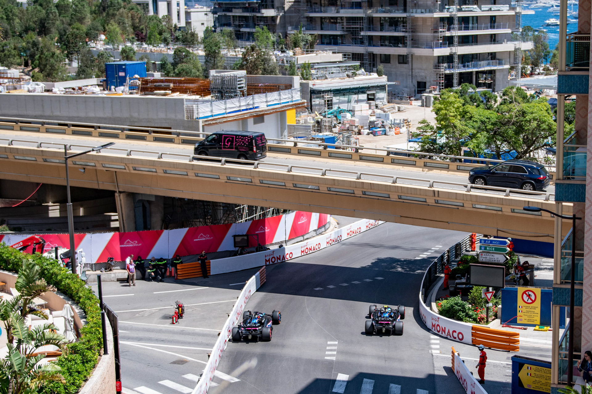 Esteban Ocon #31, BWT Alpine F1 Team und Pierre Gasly #10, BWT Alpine F1 Team; Formel1 GP Monaco Samstag, 25.05.2024