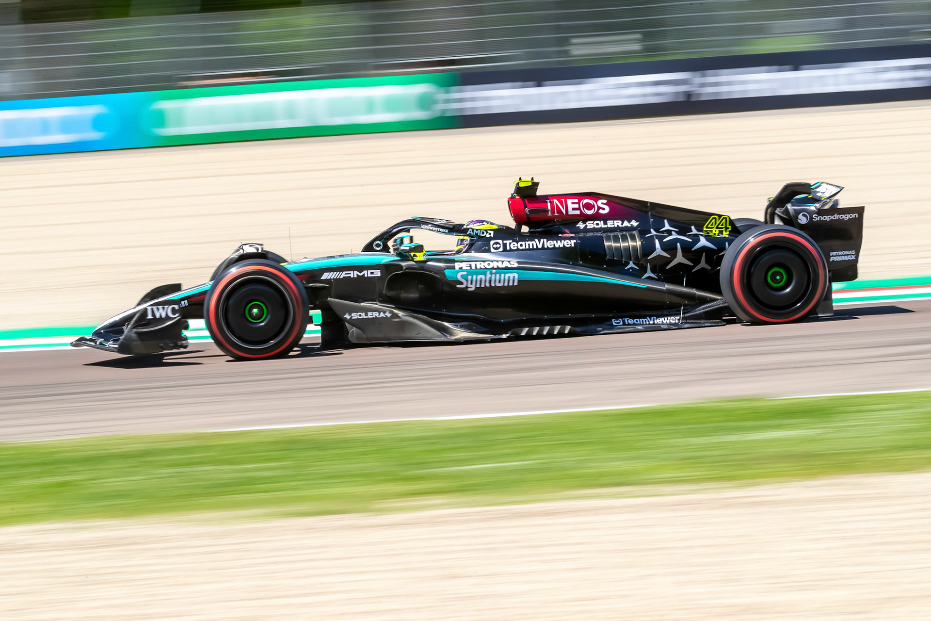 Lewis Hamilton #44, Mercedes-AMG Petronas F1 Team; F1 GP Imola / Italien Freitag, 17.05.2024