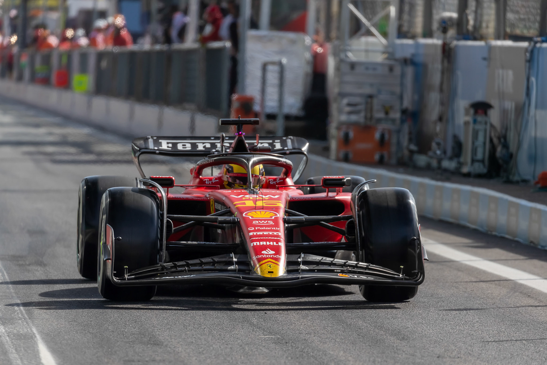 Charles Leclerc (MCO) Scuderia Ferrari;Formel 1 GP Italien / Monza. Sonntag, 03.09.2023