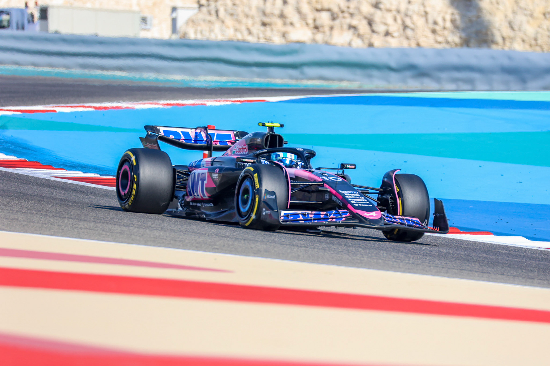 Pierre Gasly #10, BWT Alpine F1 Team; Formel 1 GP Bahrain. Donnerstag 29.02.2024