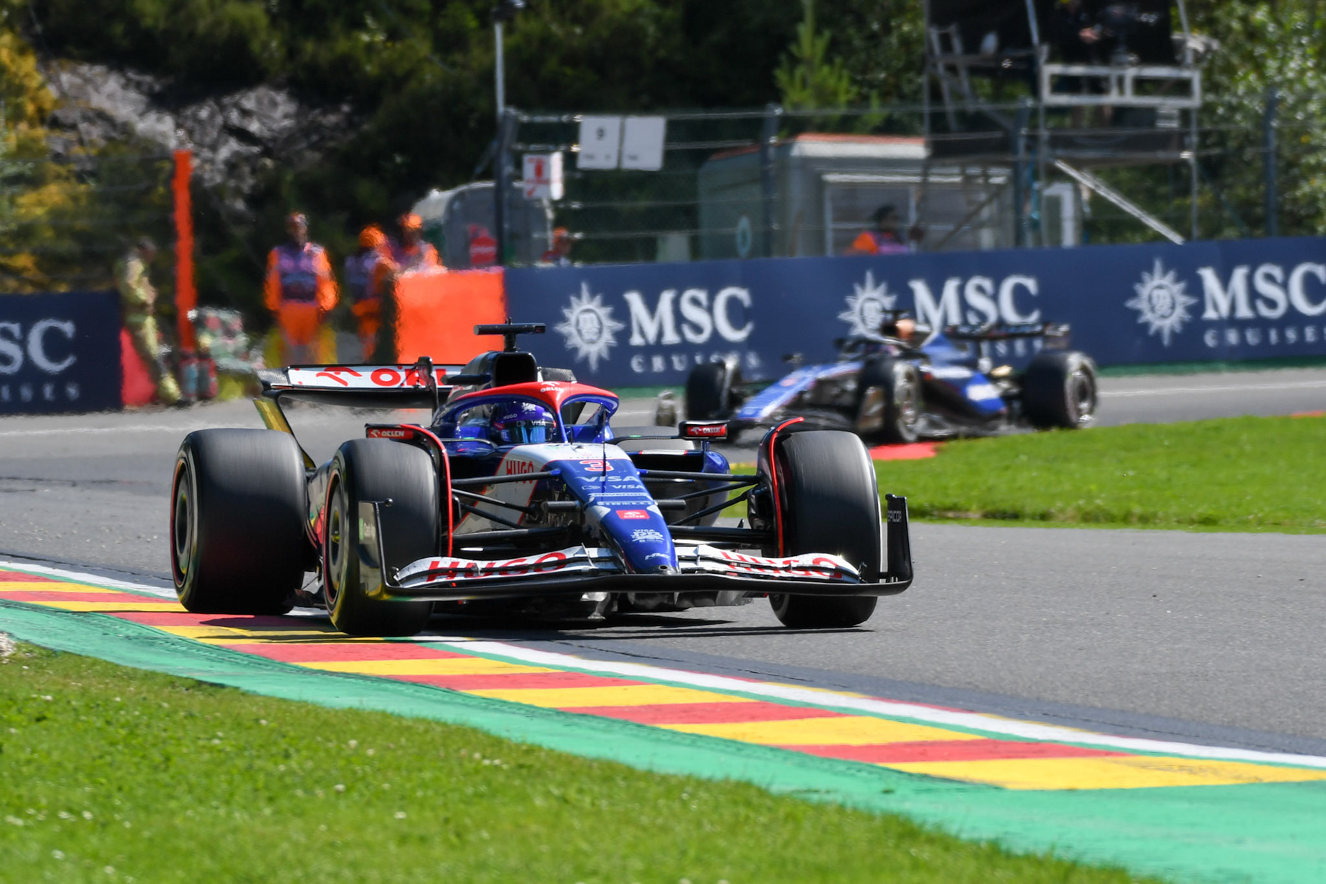 Daniel Ricciardo, #3, Visa Cash App RB Formula One Team;Formel 1 GP Spa / Belgien. Sonntag, 28.07.2024