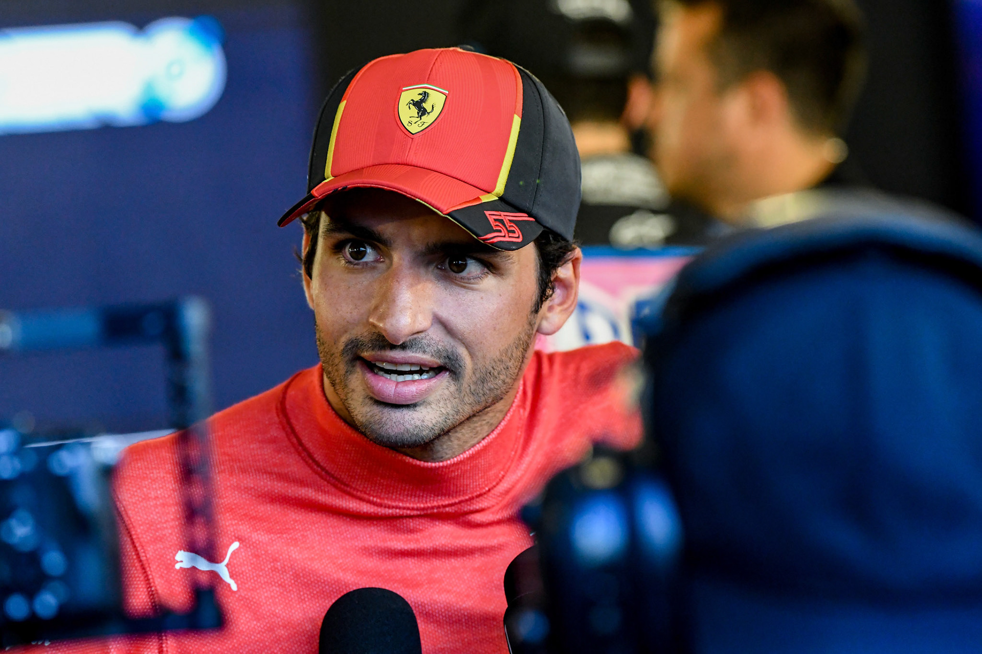 Carlos Sainz (ESP) Scuderia Ferrari; Formel 1 GP Baku Azerbaijan. Samstag 29.04.2023
