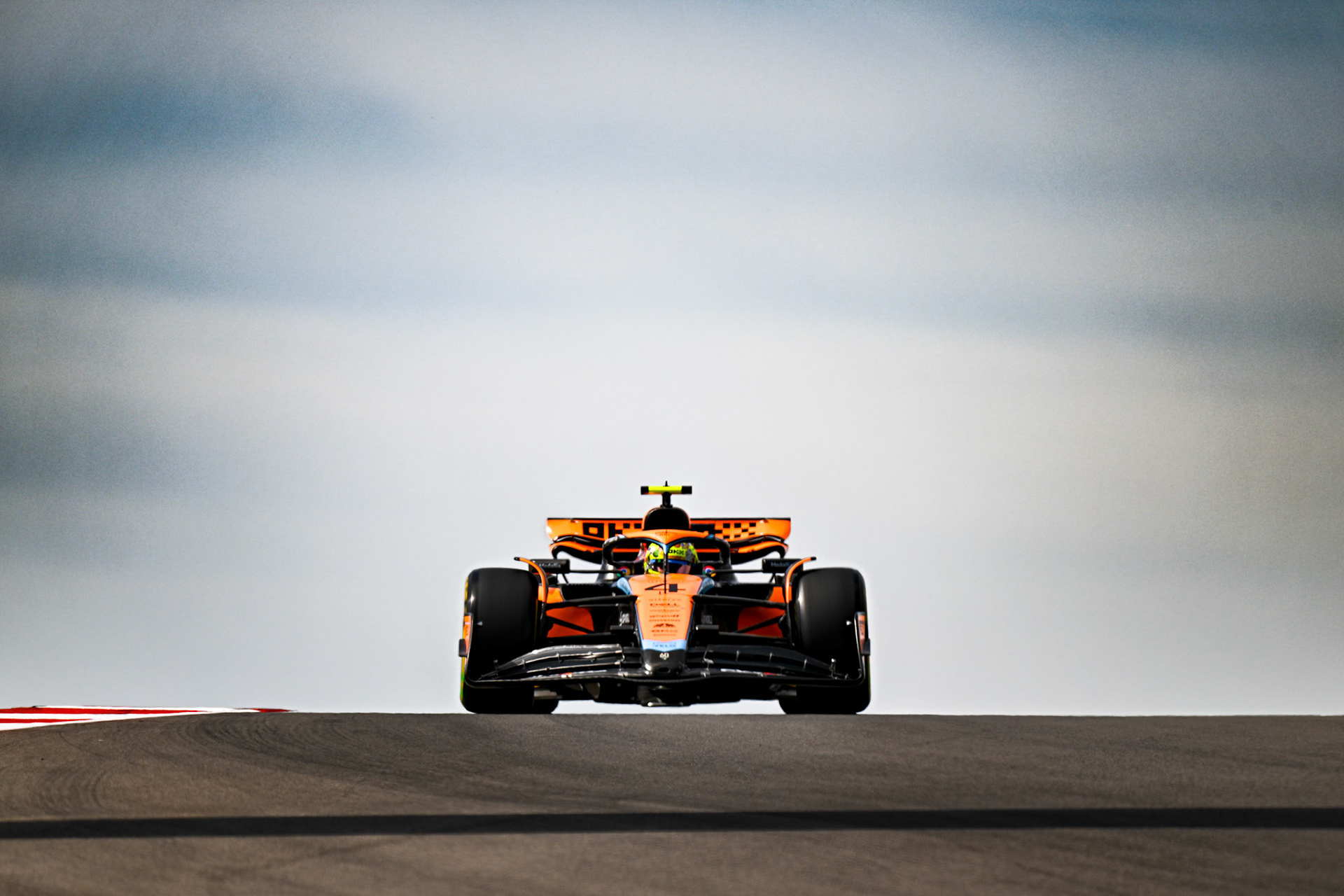 Lando Norris (GBR) McLaren F1 Team; Formel 1 GP USA Austin Texas. Samstag 21.10.2023