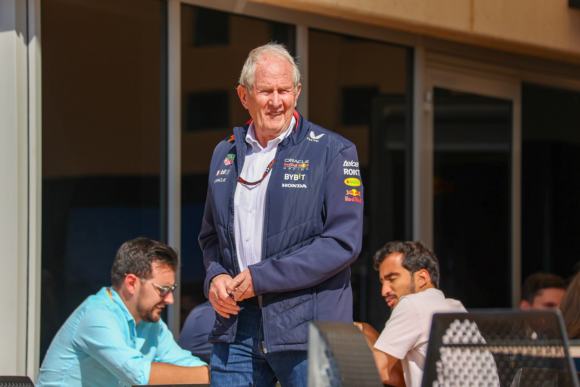 Dr Helmut Marko, Red Bull Motorsportkonsulent, Oracle Red Bull Racing; Formel 1 GP Bahrain. Freitag 01.03.2024