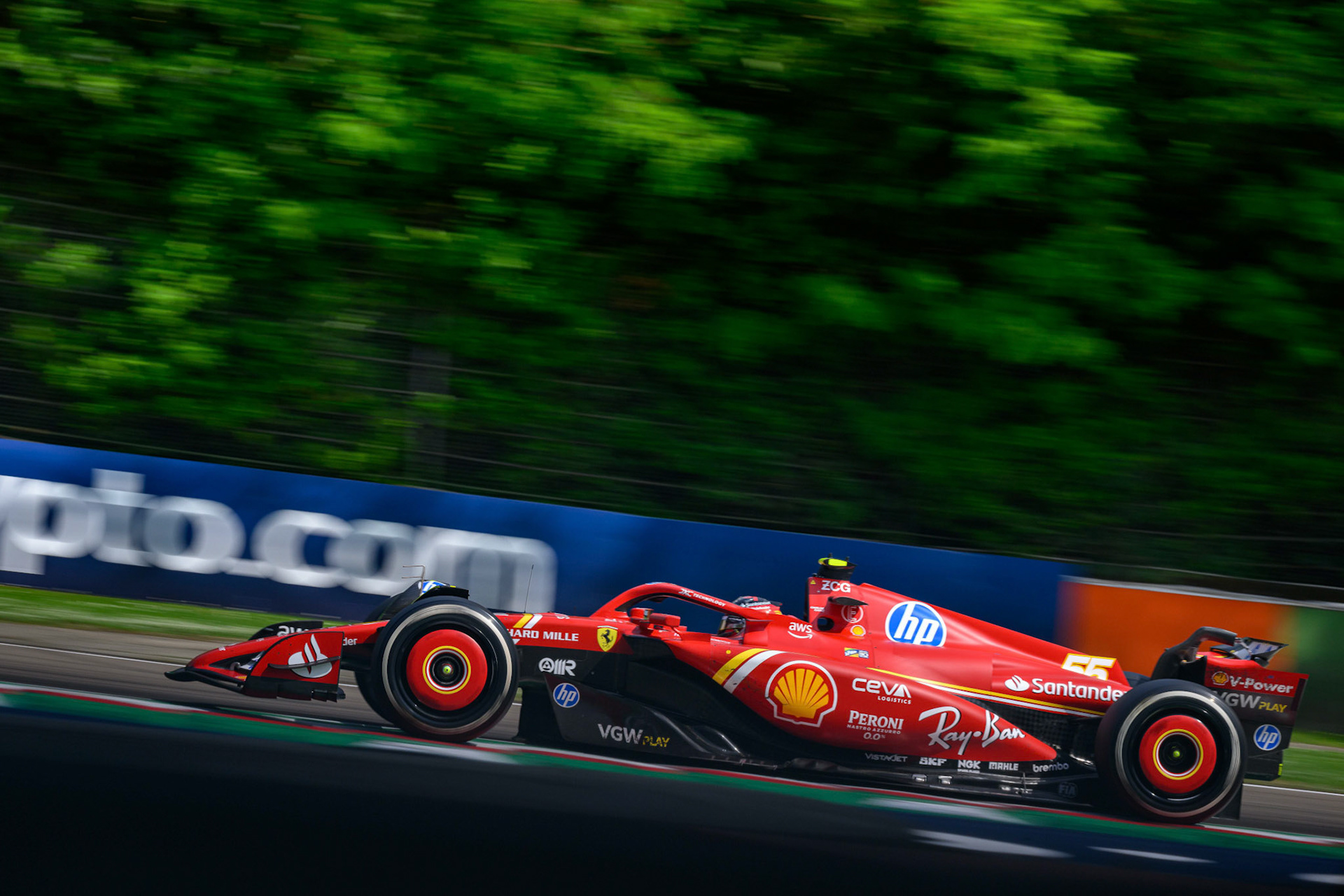 Carlos Sainz #55, Scuderia Ferrari; F1 GP Imola / Italien Sonntag, 19.05.2024