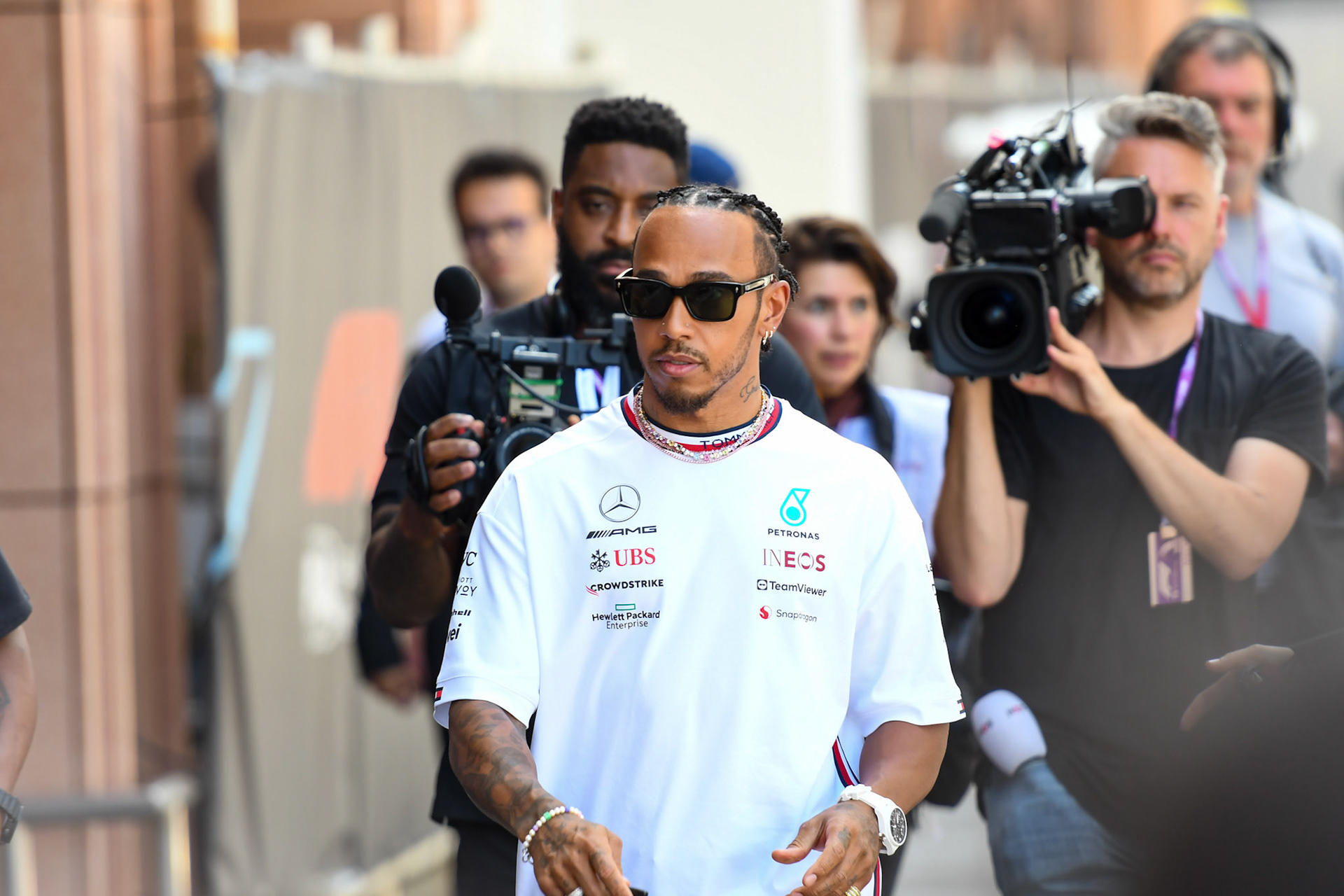 Lewis Hamilton (GBR) Mercedes AMG F1 Team; Formel 1 GP Monaco. Donnerstag 25.05.2023