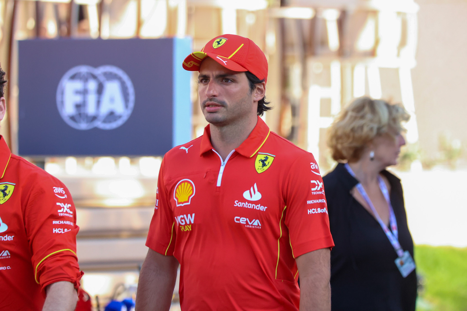 Carlos Sainz #55, Scuderia Ferrari; Formel 1 GP Bahrain. Mittwoch 28.02.2024