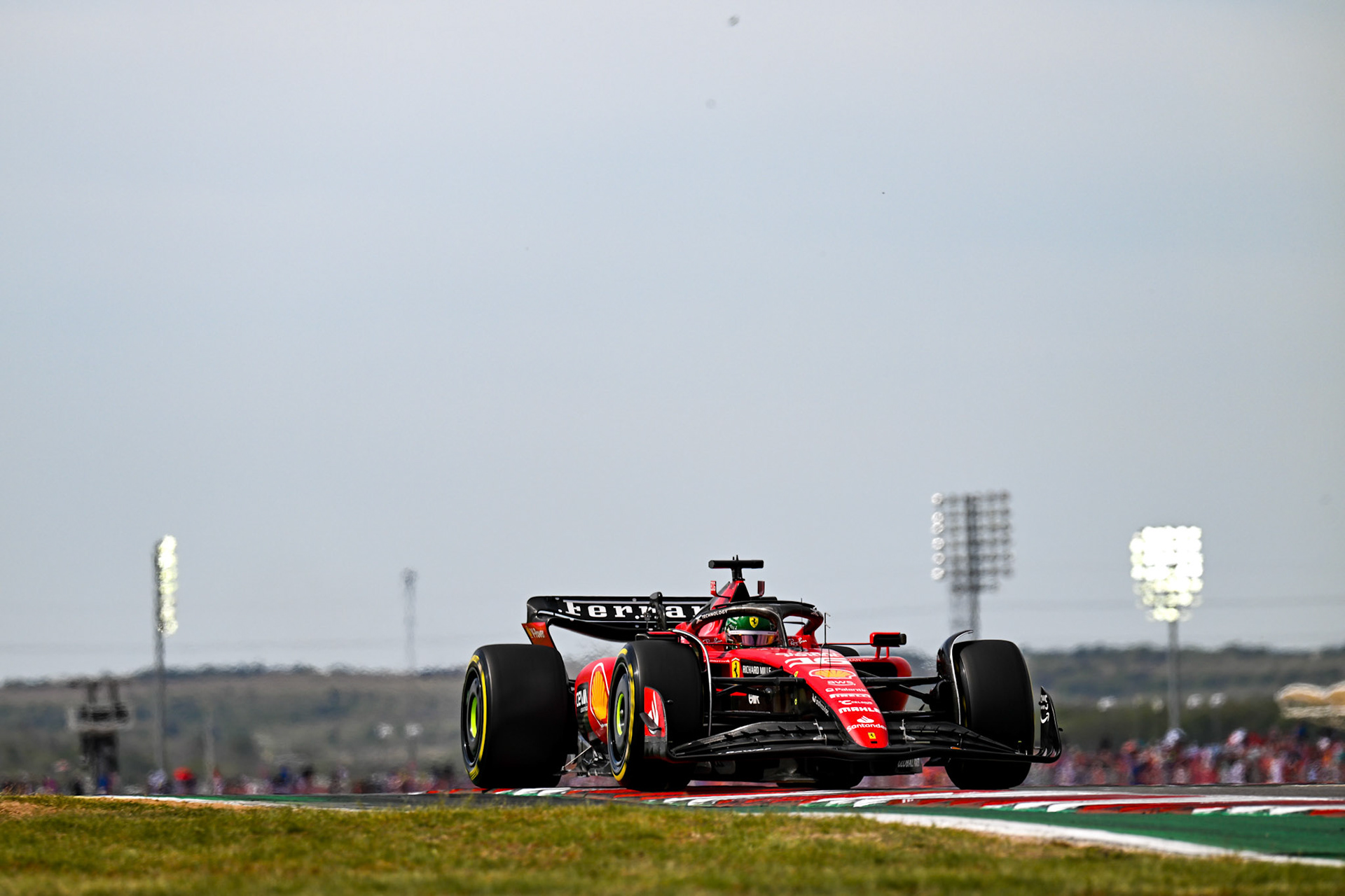 Charles Leclerc (MCO) Scuderia Ferrari;Formel 1 GP USA Austin Texas. Samstag 21.10.2023