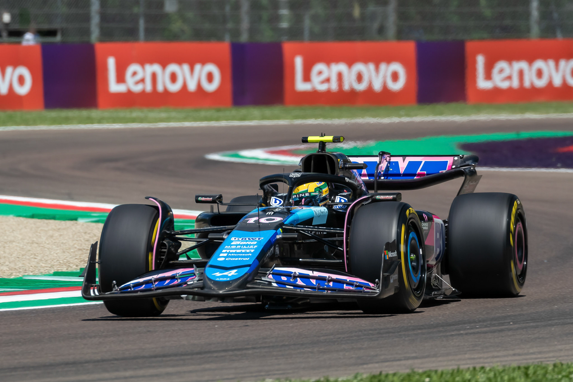 Pierre Gasly #10, BWT Alpine F1 Team; F1 GP Imola / Italien Freitag, 17.05.2024