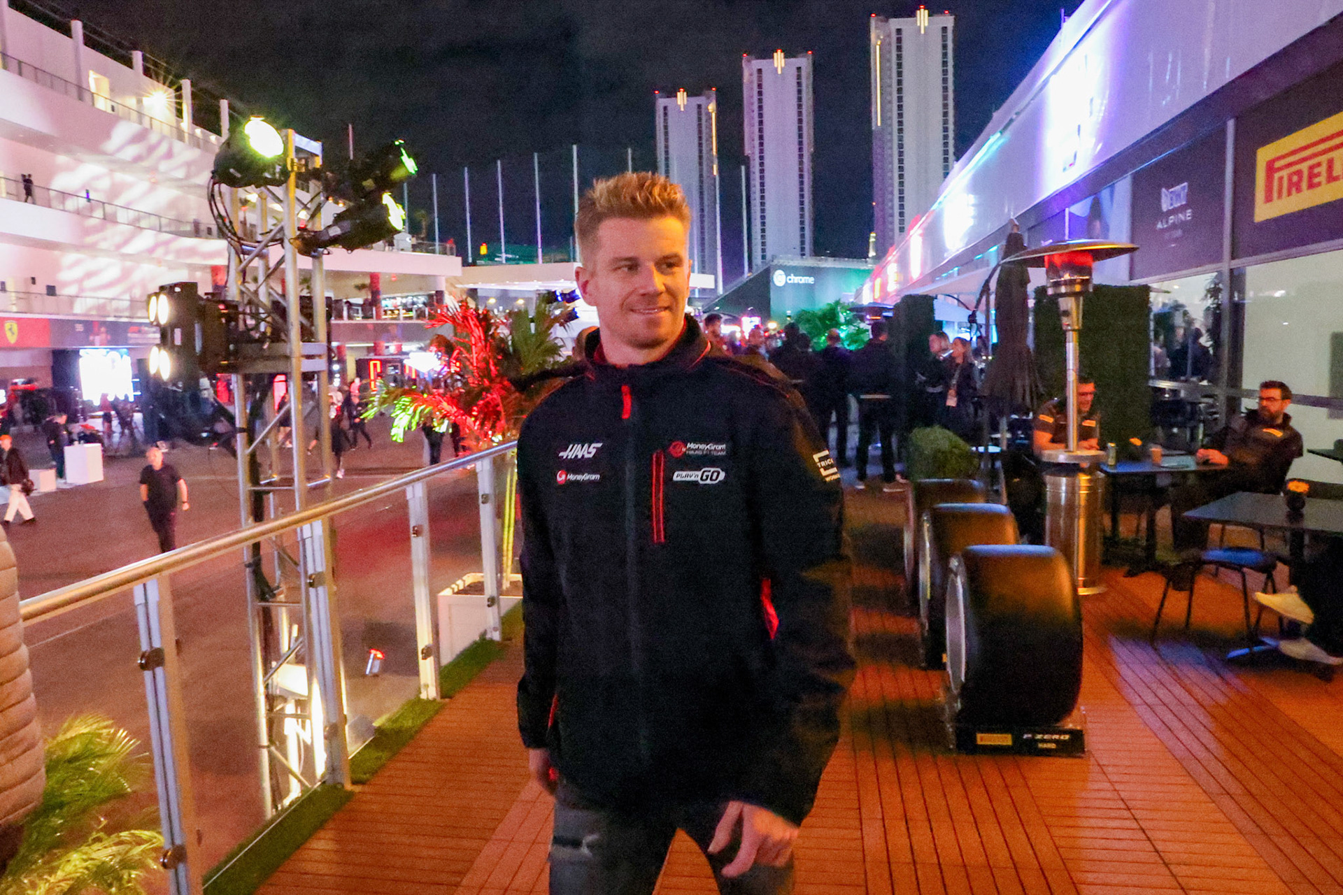 Nico Hülkenberg (GER) Haas F1 Team; Formel 1 GP USA Las Vegas. Sonntag 19.11.2023