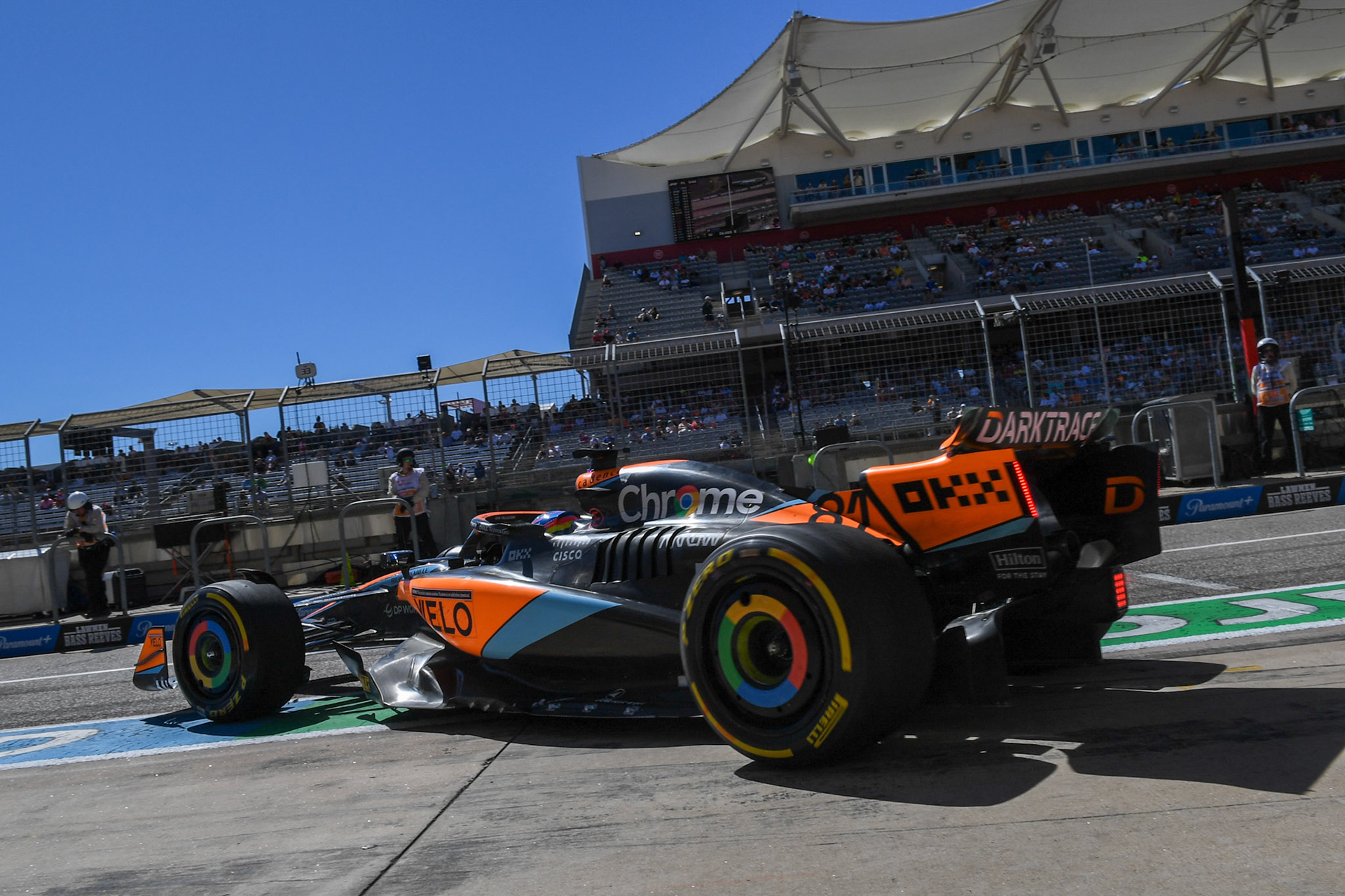 Oscar Piastri (AUS) McLaren F1; Formel 1 GP USA Austin Texas. Samstag 21.10.2023